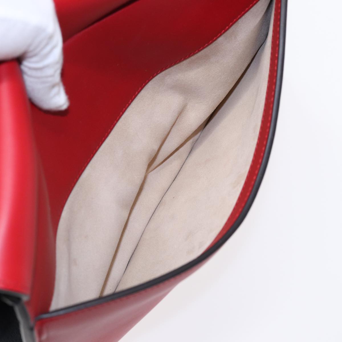 GUCCI Chain Dionysus Panther Shoulder Bag Leather Multicolor 403348 Auth bs17863V