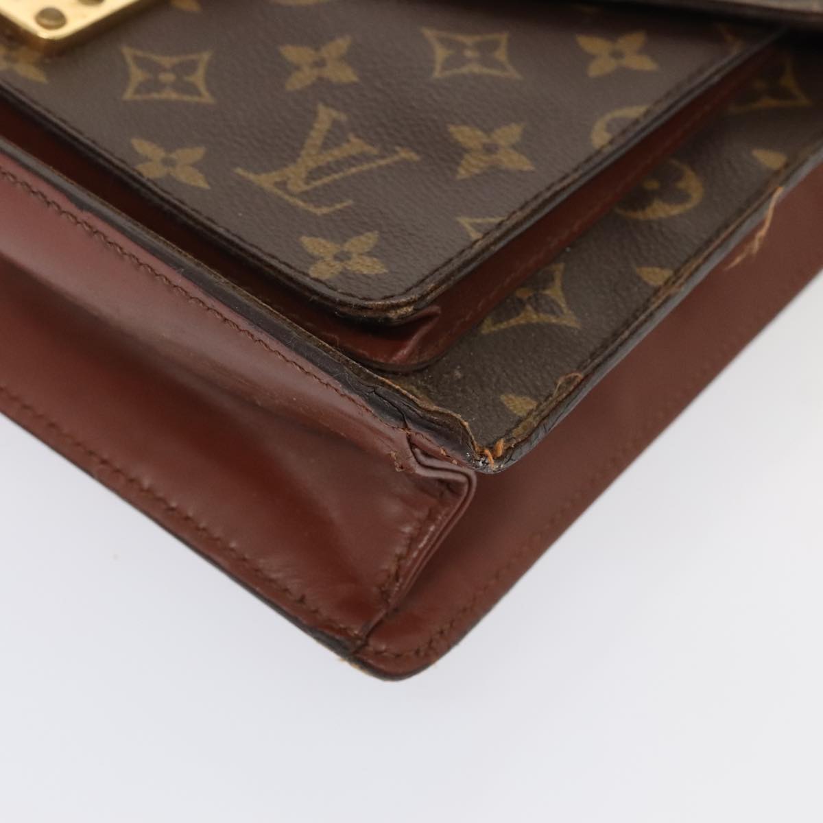 LOUIS VUITTON Monogram Monceau 28 Hand Bag 2way M51185 LV Auth bs18052