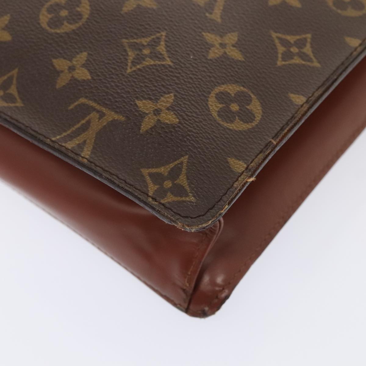LOUIS VUITTON Monogram Monceau 28 Hand Bag 2way M51185 LV Auth bs18052