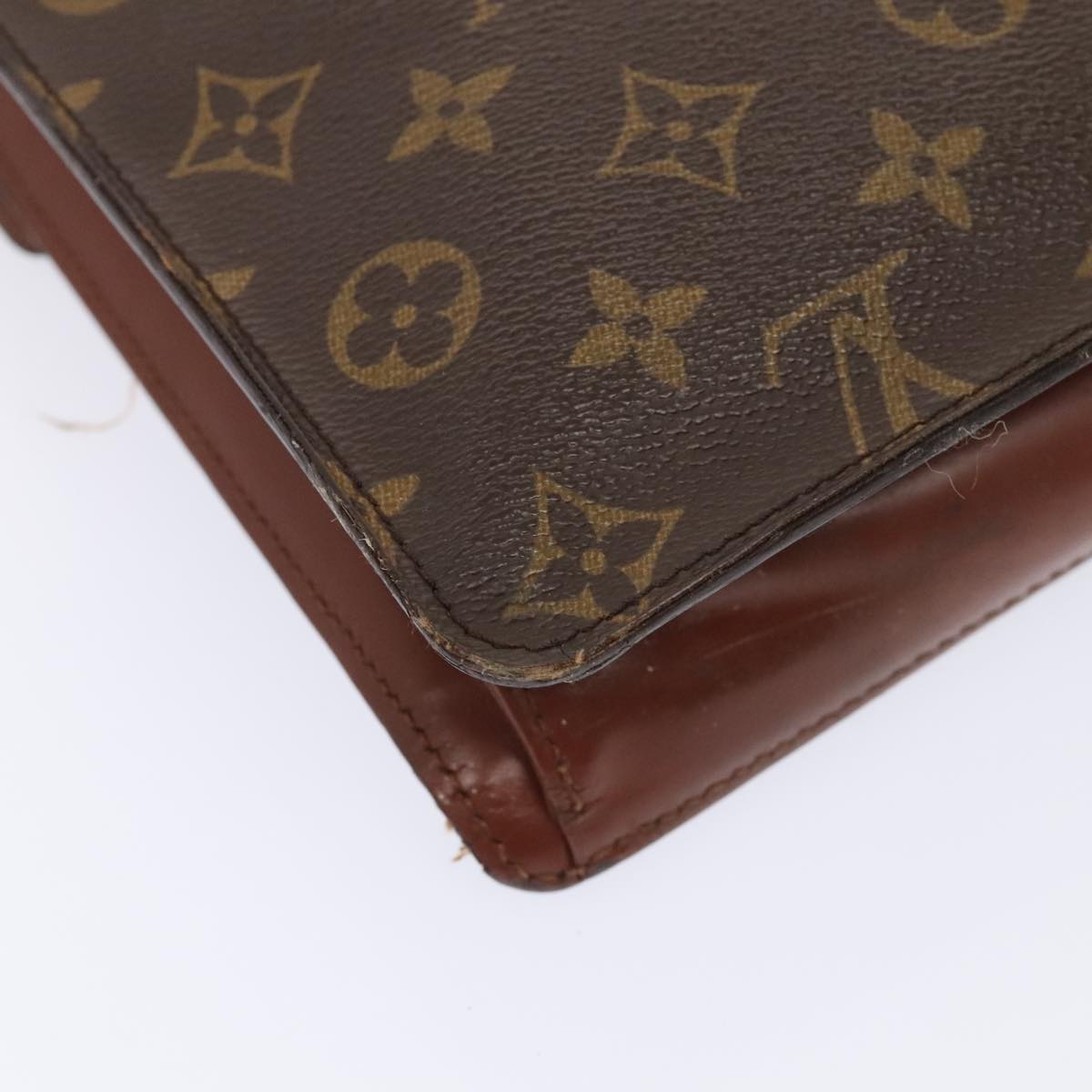 LOUIS VUITTON Monogram Monceau 28 Hand Bag 2way M51185 LV Auth bs18052