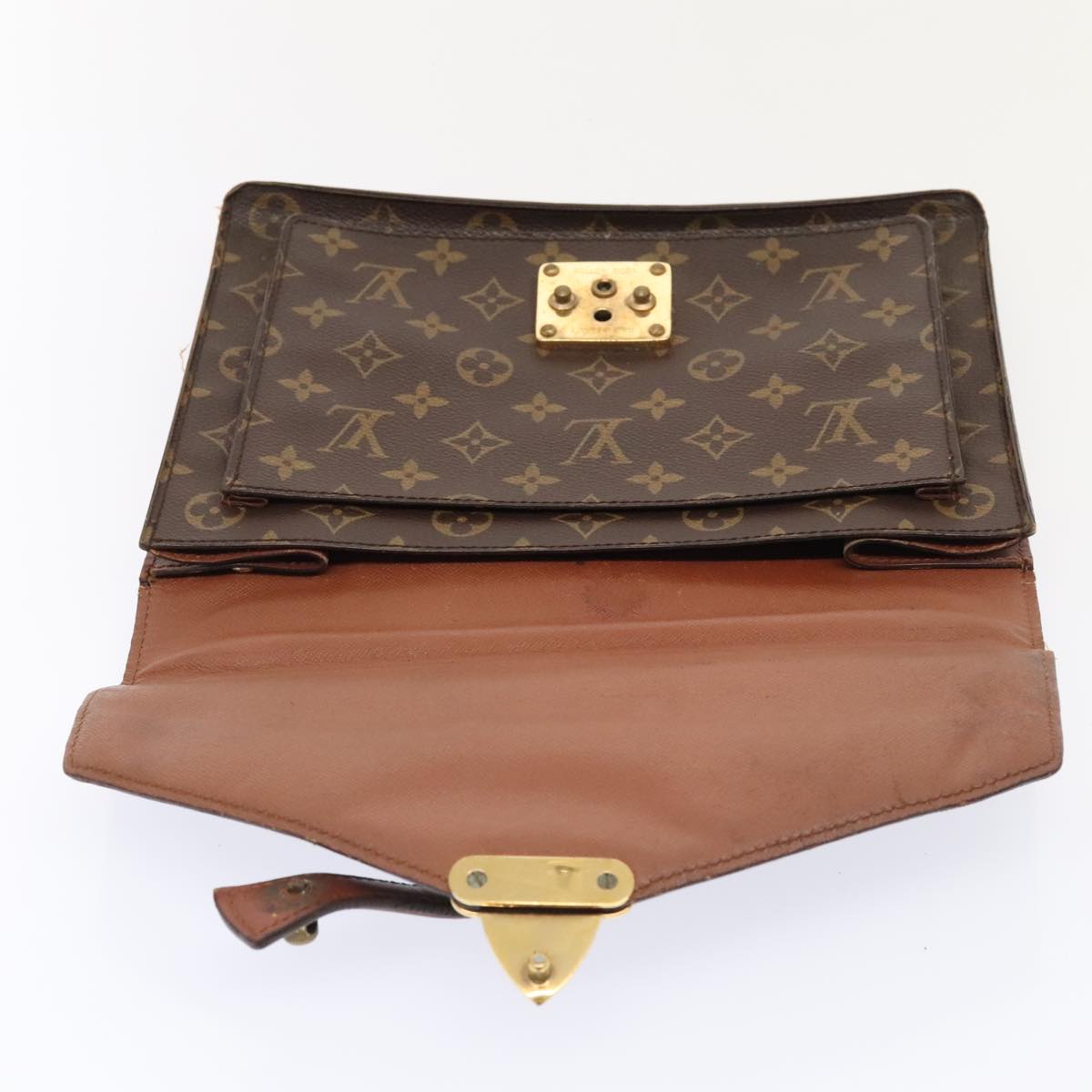 LOUIS VUITTON Monogram Monceau 28 Hand Bag 2way M51185 LV Auth bs18052