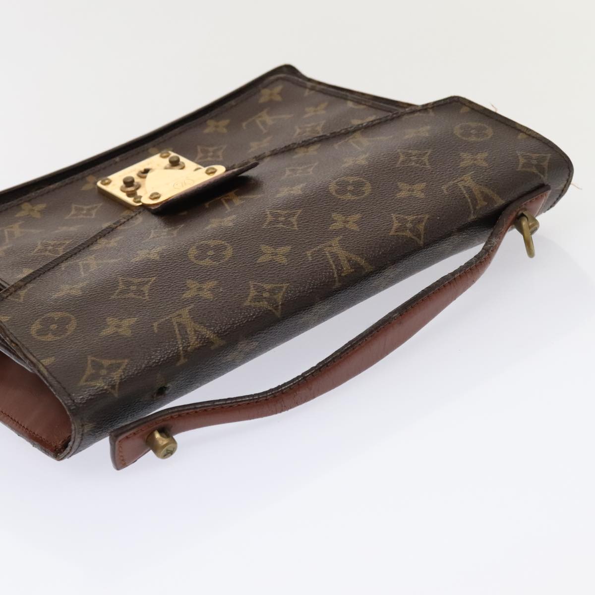 LOUIS VUITTON Monogram Monceau 28 Hand Bag 2way M51185 LV Auth bs18052