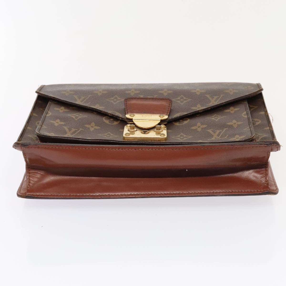 LOUIS VUITTON Monogram Monceau 28 Hand Bag 2way M51185 LV Auth bs18052