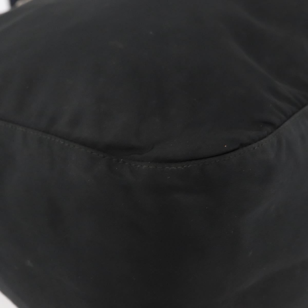 PRADA Shoulder Bag Nylon Black Auth bs18091