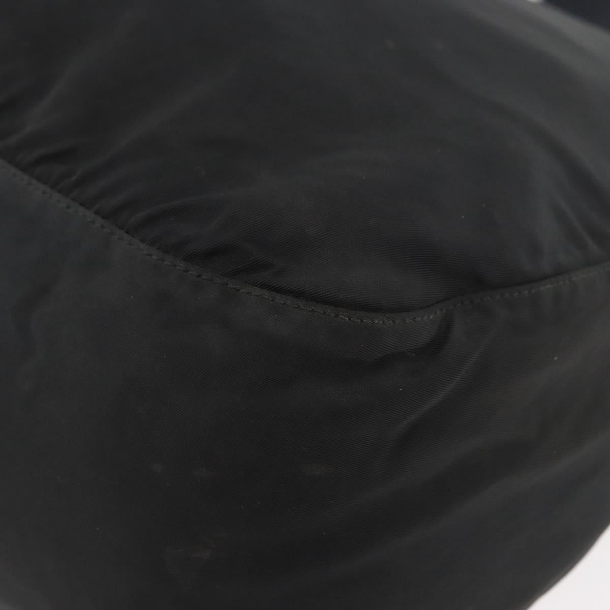 PRADA Shoulder Bag Nylon Black Auth bs18091