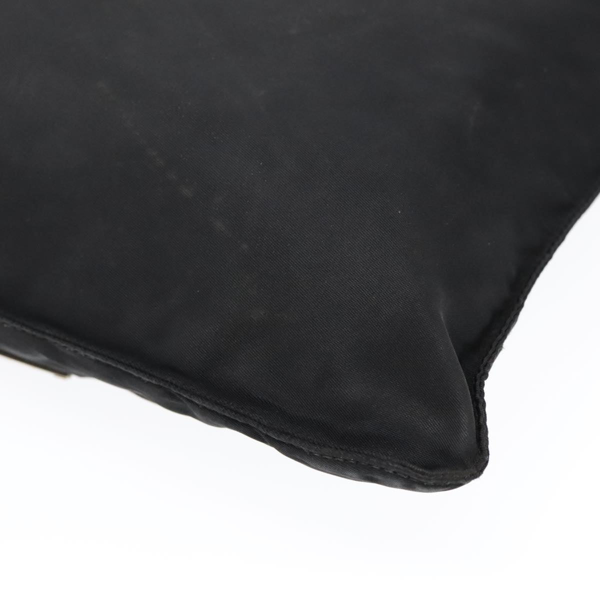 PRADA Shoulder Bag Nylon Black Auth bs18093