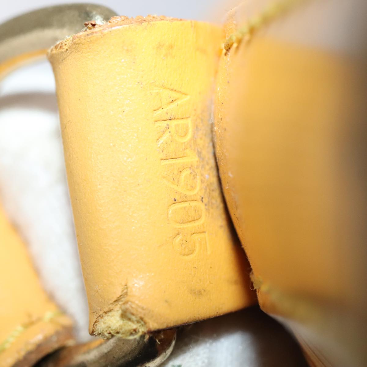 LOUIS VUITTON Epi Petit Noe Shoulder Bag Yellow M44109 LV Auth bs18364