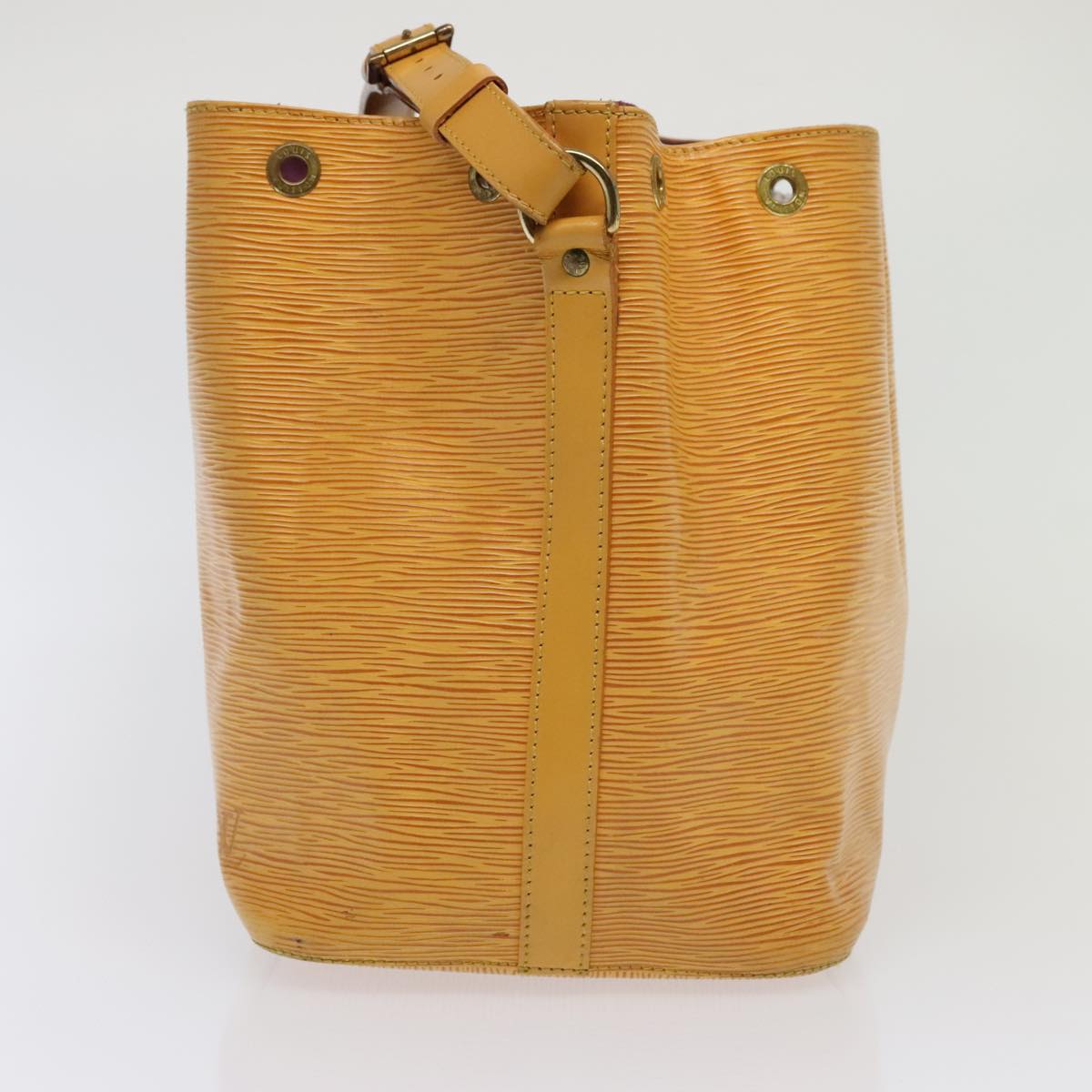 LOUIS VUITTON Epi Petit Noe Shoulder Bag Yellow M44109 LV Auth bs18364