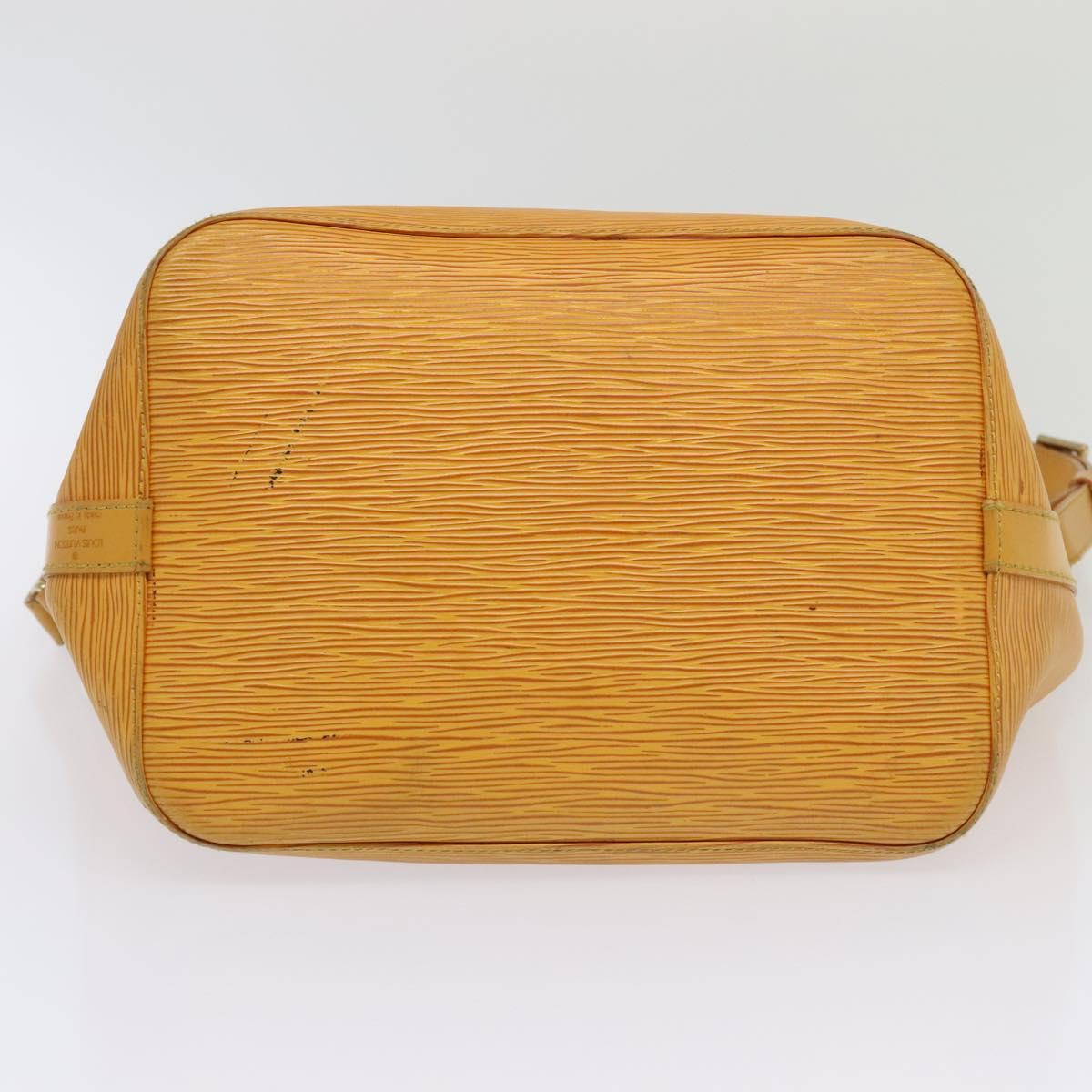 LOUIS VUITTON Epi Petit Noe Shoulder Bag Yellow M44109 LV Auth bs18364