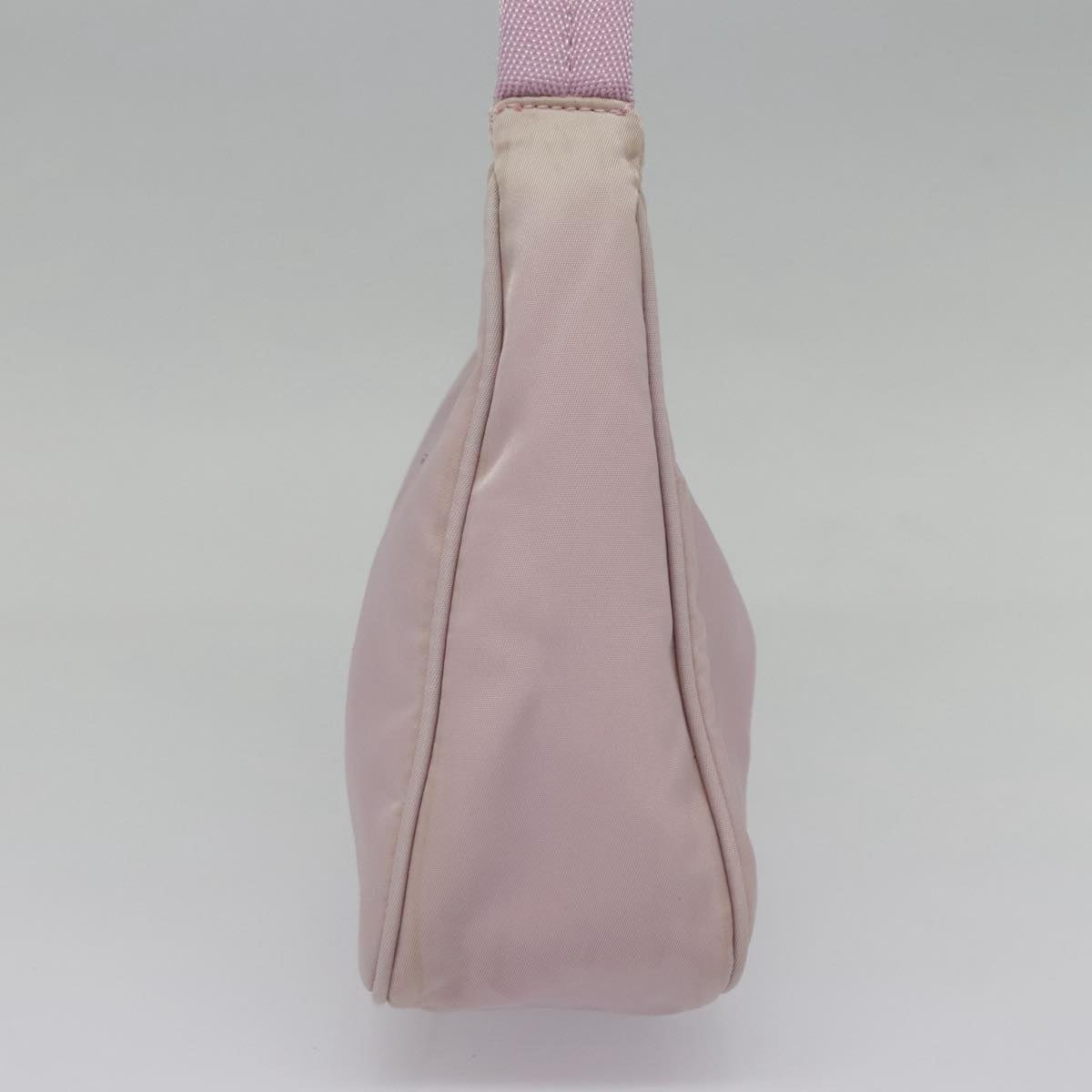 PRADA Mini Hand Bag Nylon Pink Auth bs18406