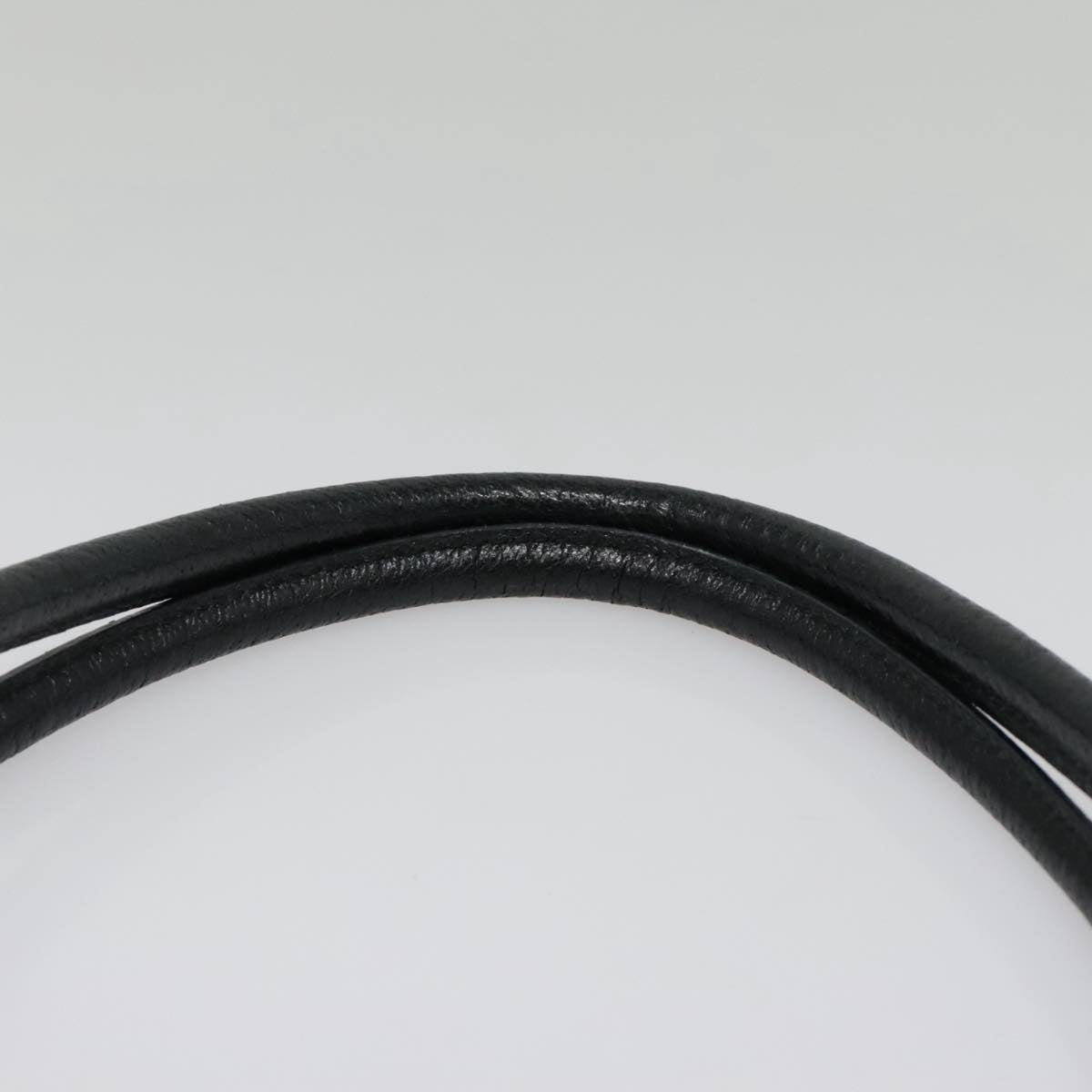 Salvatore Ferragamo Tote Bag Canvas Navy Silver Auth bs18544