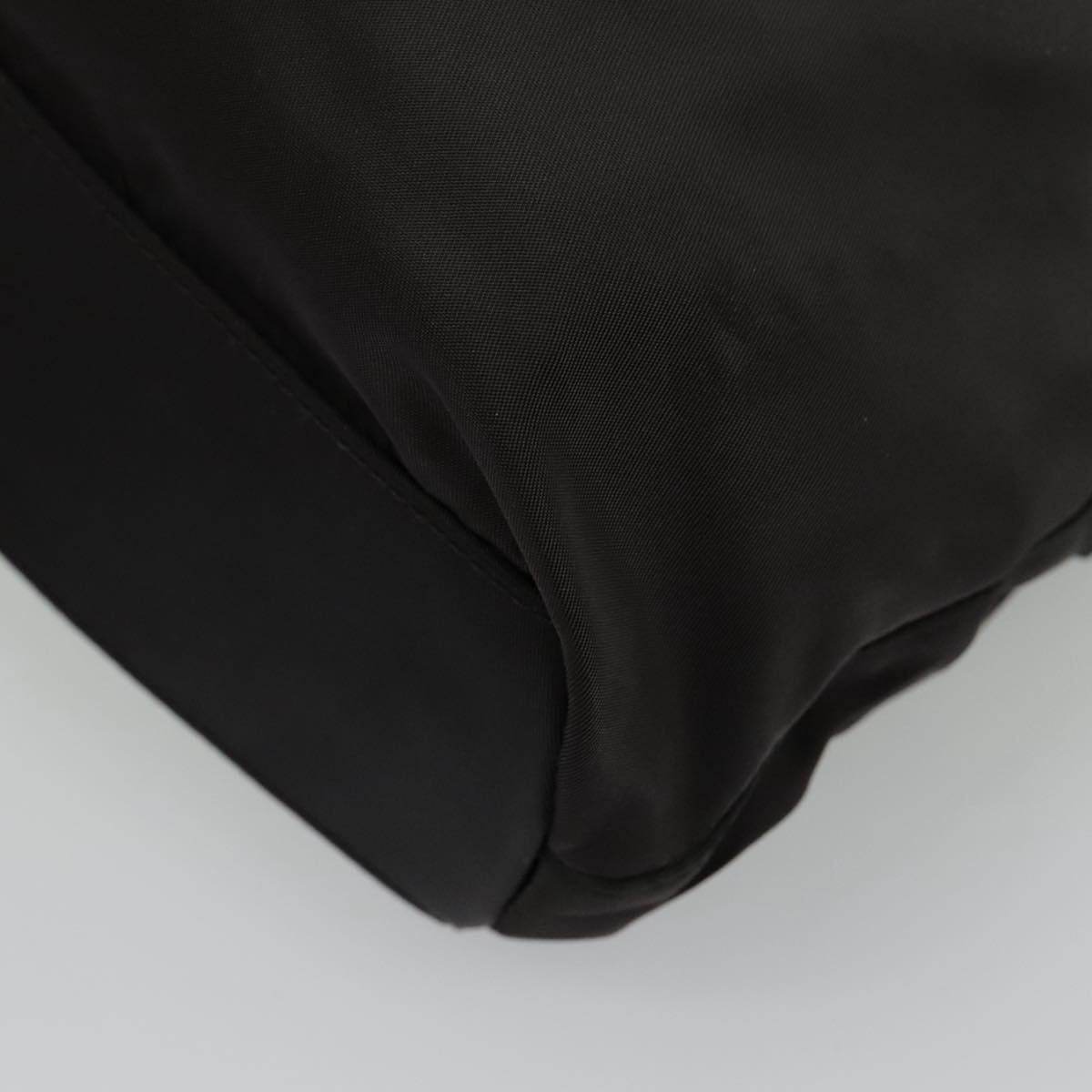 Christian Dior Maris Pearl Hand Bag Nylon Purple Silver Auth bs19032