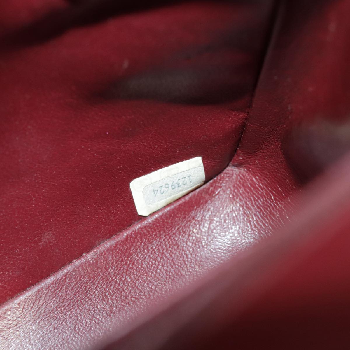 CHANEL Matrasse Chain Shoulder Bag Lamb Skin Black Gold CC Auth bs19047A