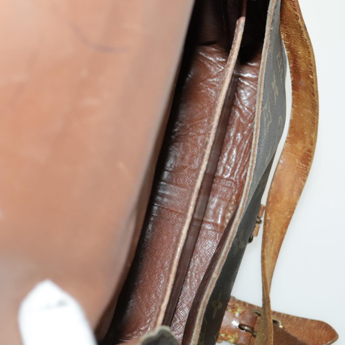 LOUIS VUITTON Monogram Cartouchiere MM Shoulder Bag M51253 LV Auth bs19087