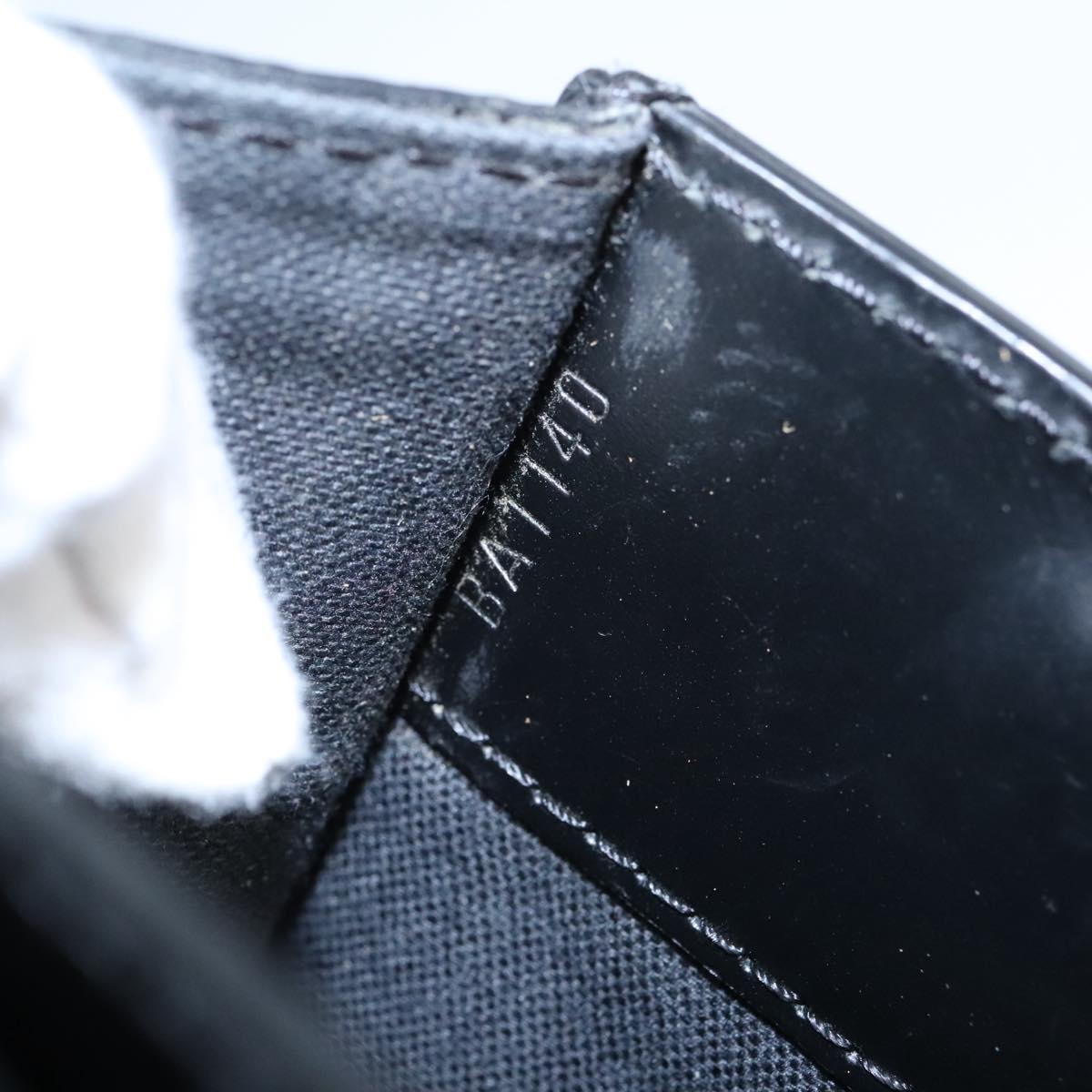 LOUIS VUITTON Taiga Laguito Business Bag Ardoise M31092 LV Auth bs19355