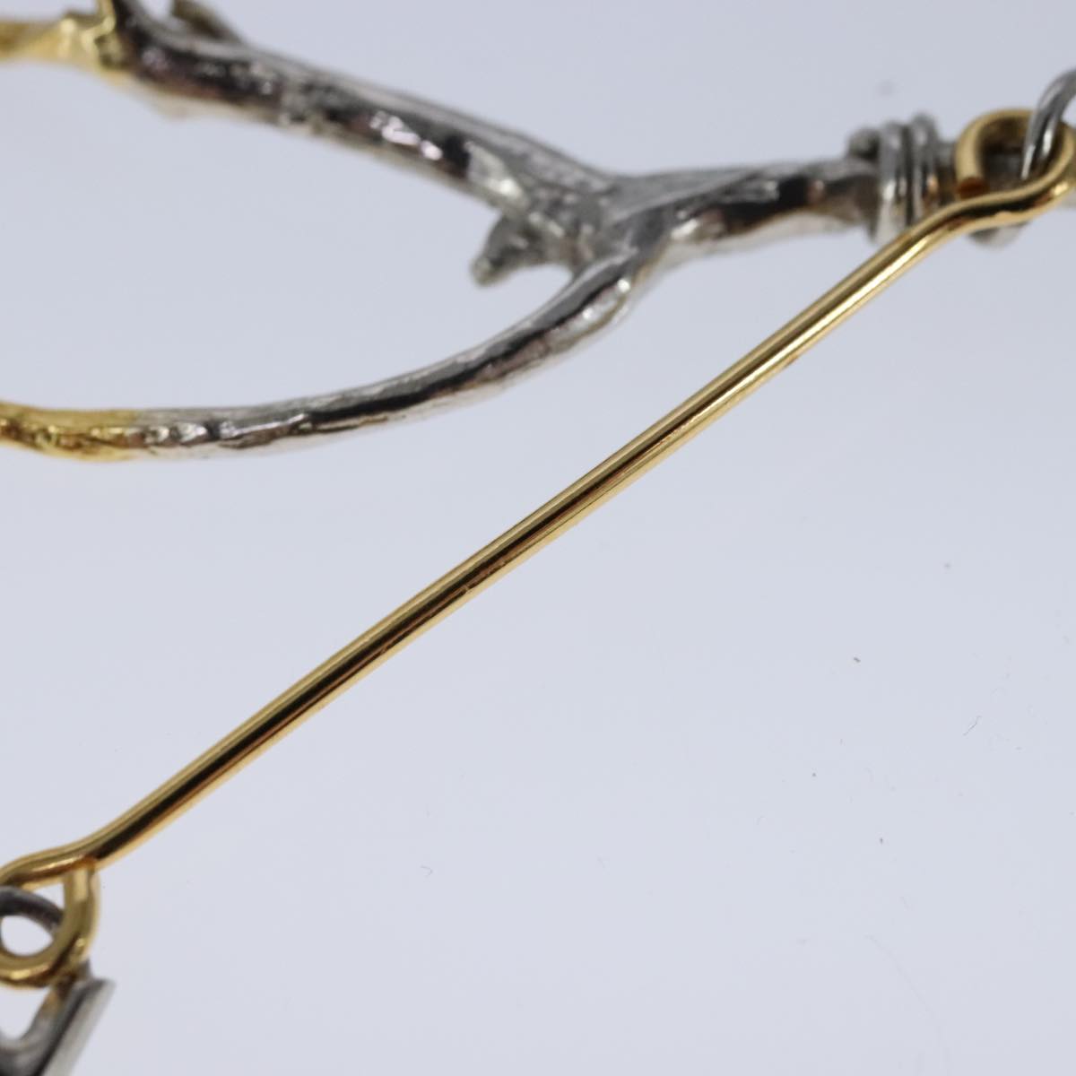 LOUIS VUITTON Boucle de Reuil Single Earring metal Gold Tone MP2410 Auth bs19738