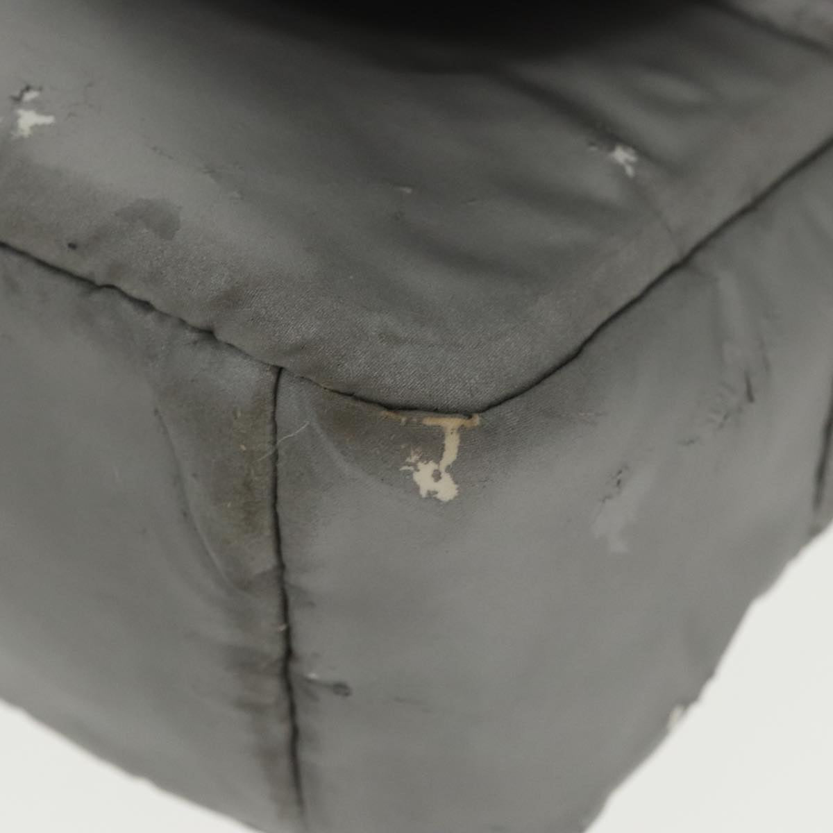 CHANEL Coco Cocoon Shoulder Bag Silver CC Auth bs19808