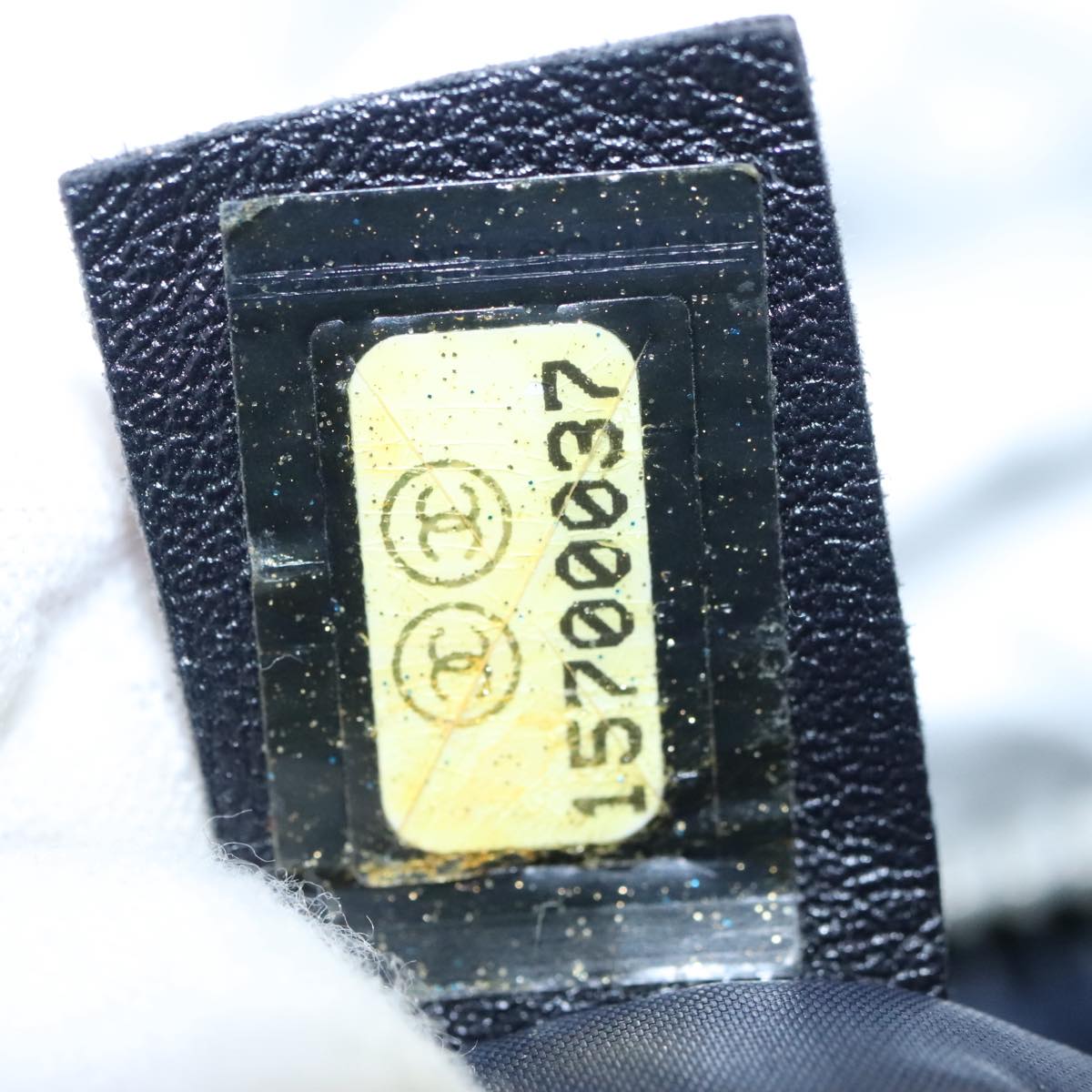 CHANEL Coco Cocoon Shoulder Bag Silver CC Auth bs19808