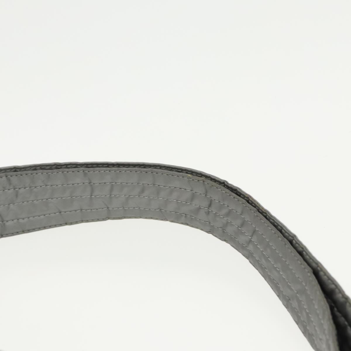 CHANEL Coco Cocoon Shoulder Bag Silver CC Auth bs19808