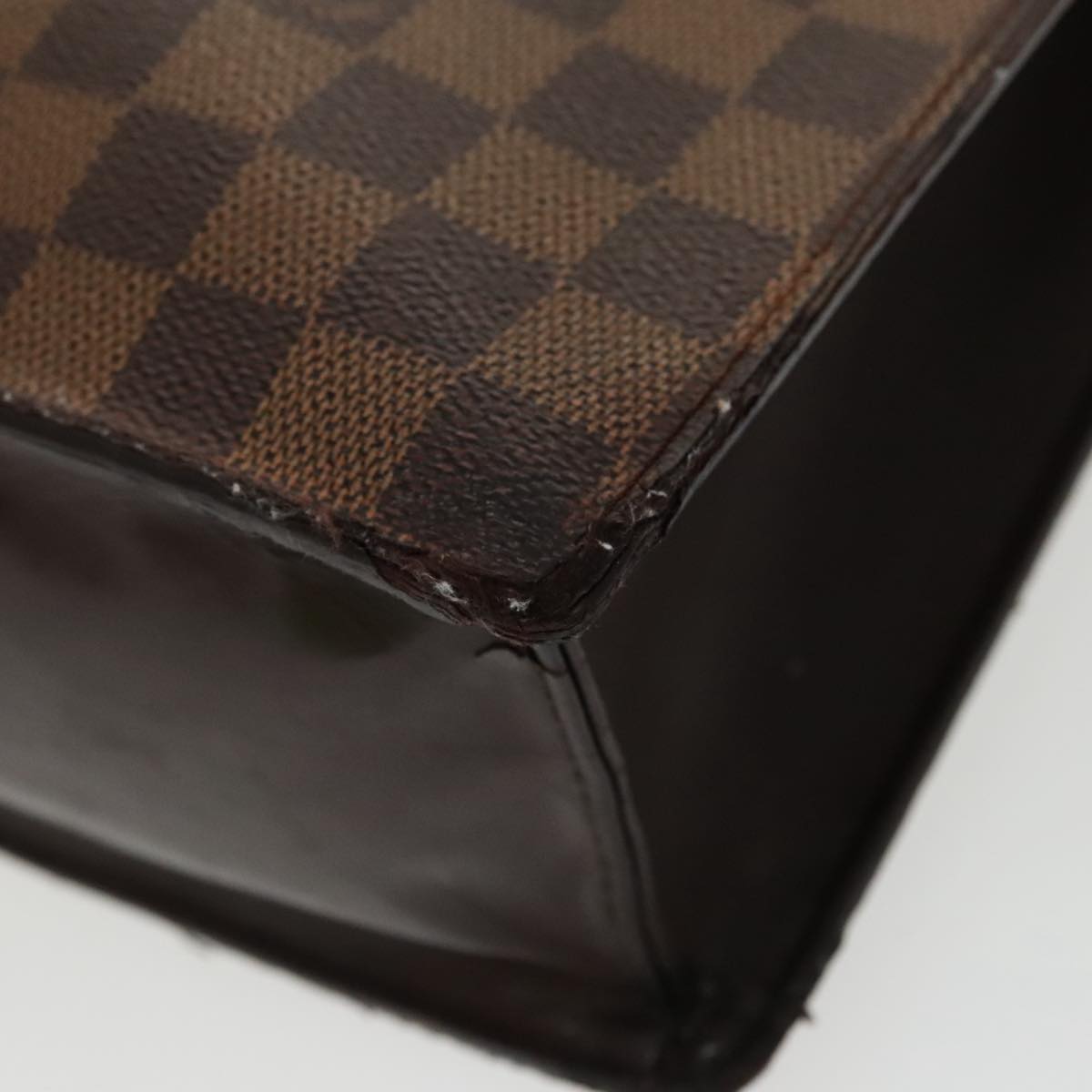 LOUIS VUITTON Damier Ebene Venice PM Hand Bag N51145 LV Auth bs19928