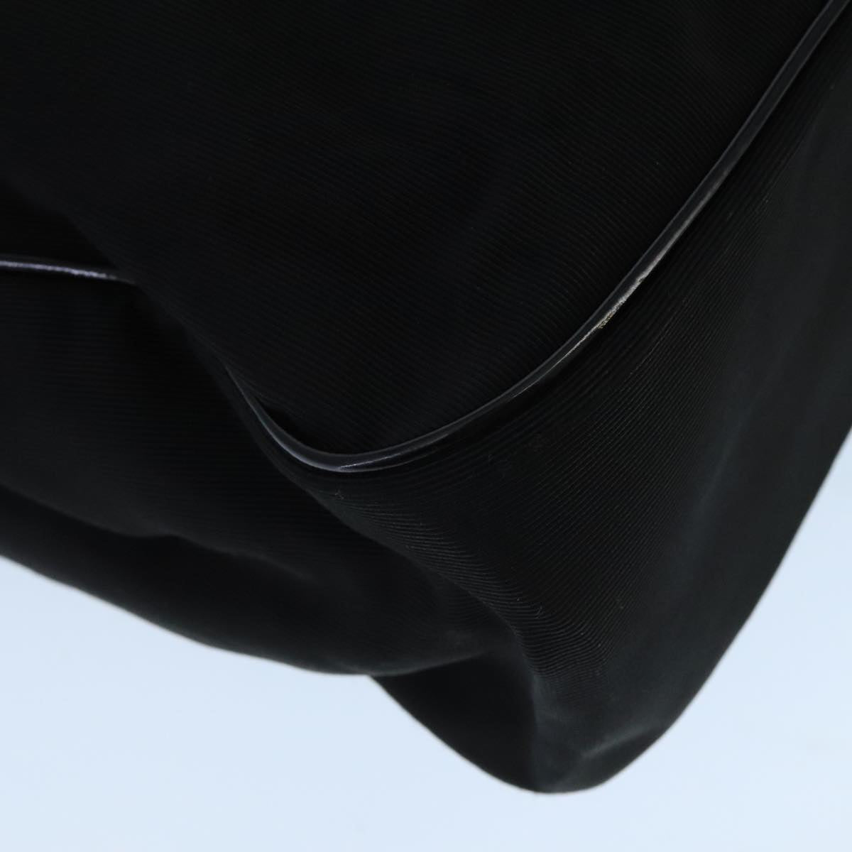 Salvatore Ferragamo Tote Bag Canvas Gold Black Auth bs20079