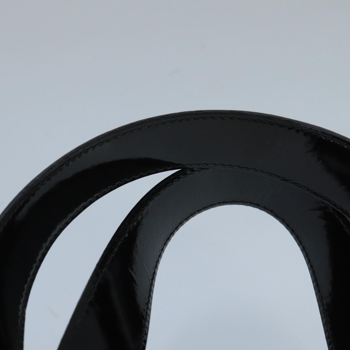 Salvatore Ferragamo Tote Bag Canvas Gold Black Auth bs20079