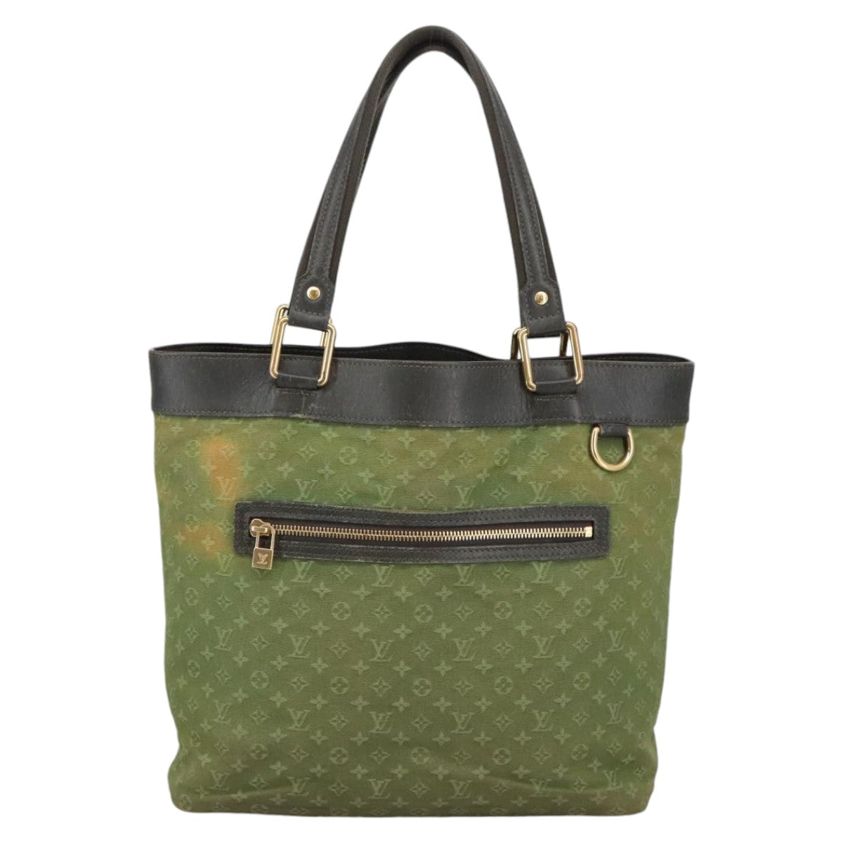 LOUIS VUITTON Monogram Mini Lucille GM Tote Bag TST Khaki M92681 LV Auth bs20312