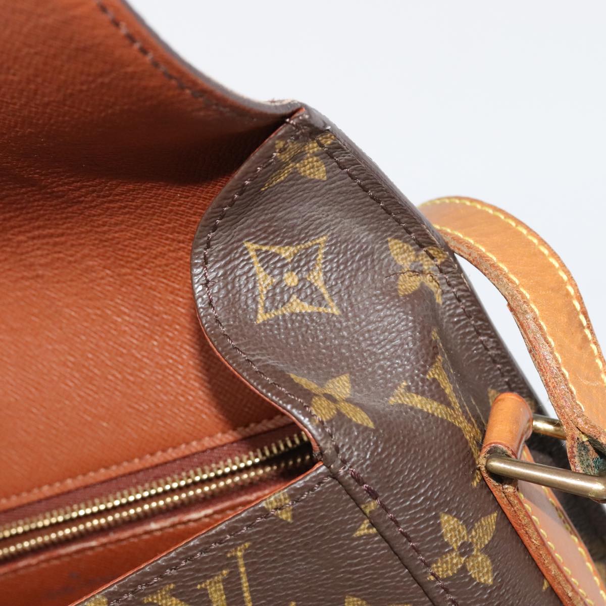 LOUIS VUITTON Monogram Saint Cloud GM Shoulder Bag M51242 LV Auth bs20441