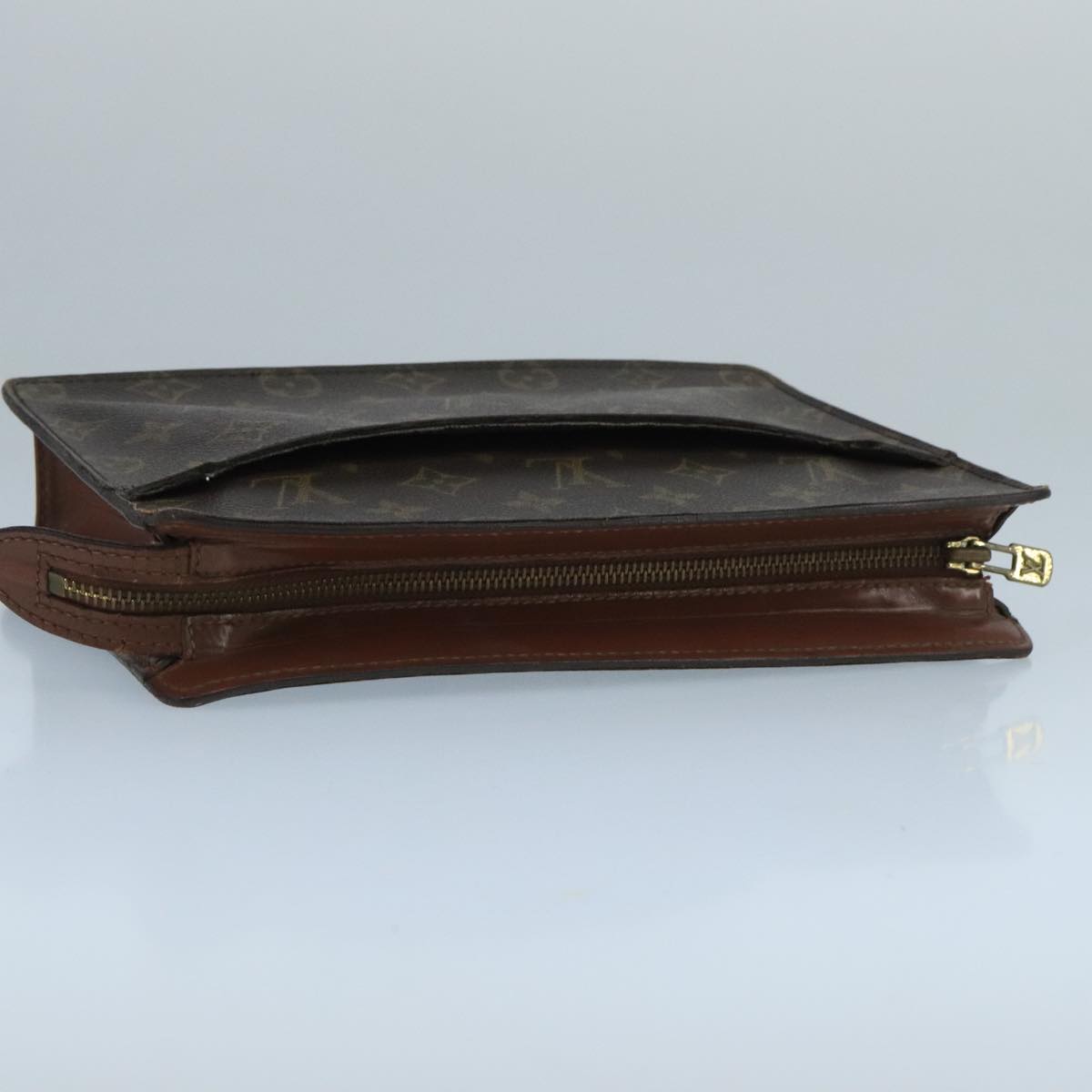 LOUIS VUITTON Monogram Pochette Homme Clutch Bag M51795 LV Auth bs20604