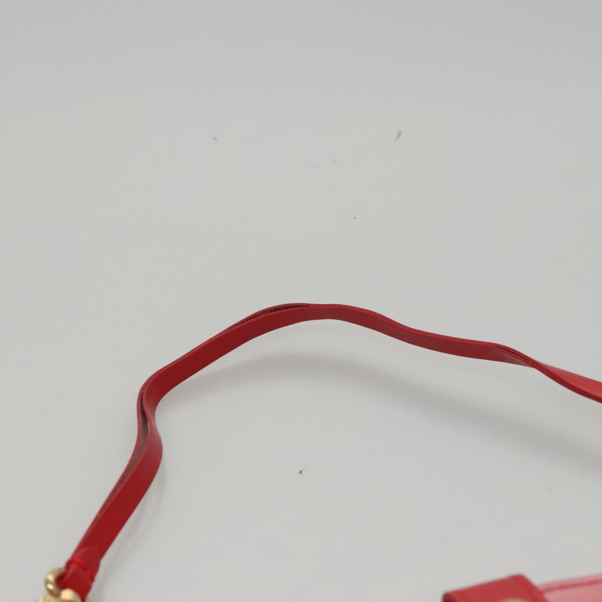 LOUIS VUITTON Epi Plage Via Hand Bag Vinyl Red Grenadine M92152 LV Auth bs20812
