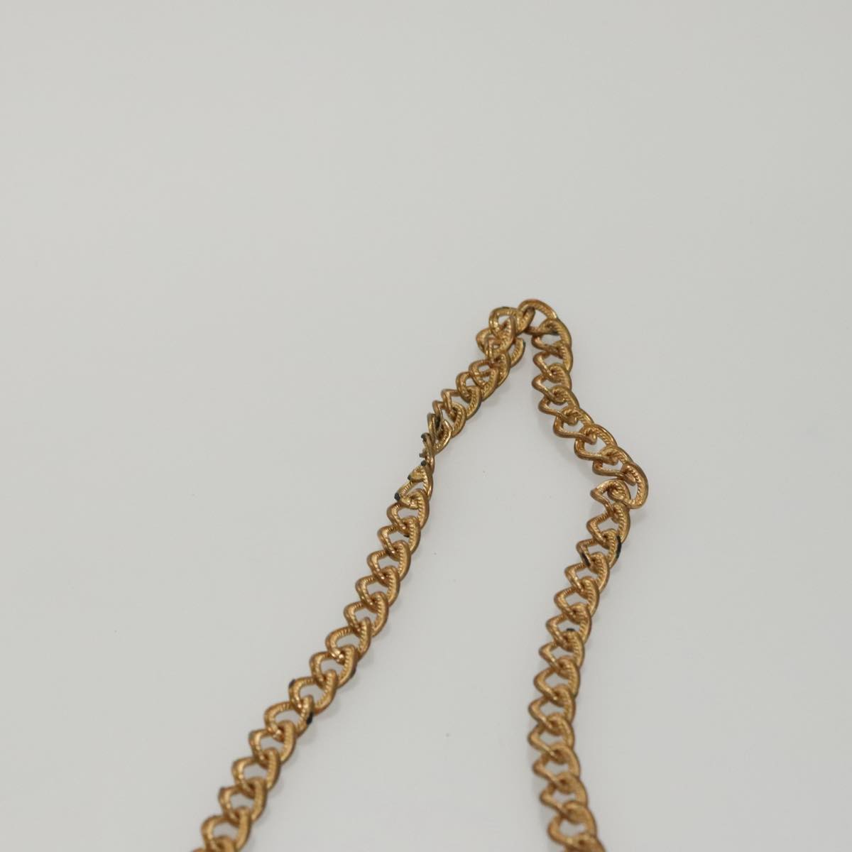 GIVENCHY Chain Shoulder Bag Leather Black Auth bs20851