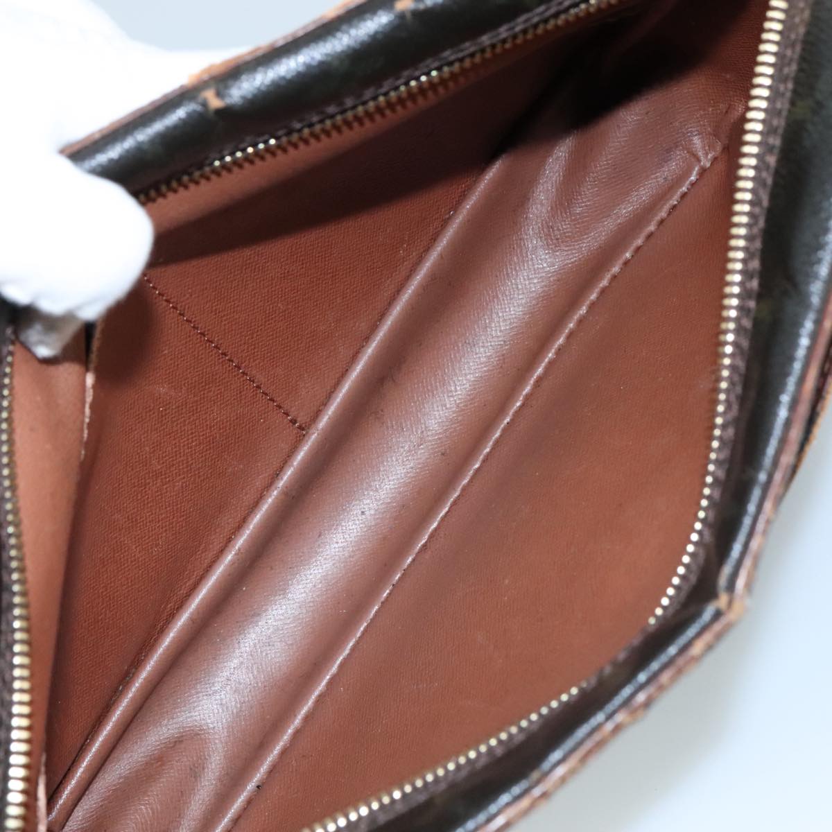 LOUIS VUITTON Monogram Compiegne 28 Clutch Bag M51845 LV Auth bs20858