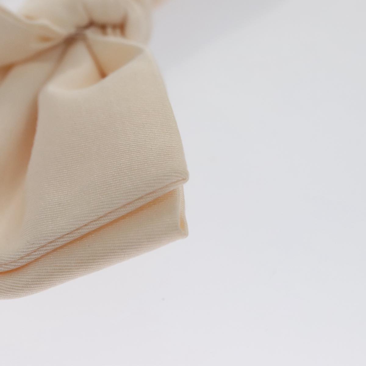 LOUIS VUITTON Butterfly Necktie Wool Beige LV Auth bs20886