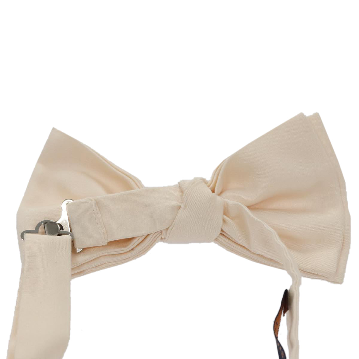 LOUIS VUITTON Butterfly Necktie Wool Beige LV Auth bs20886