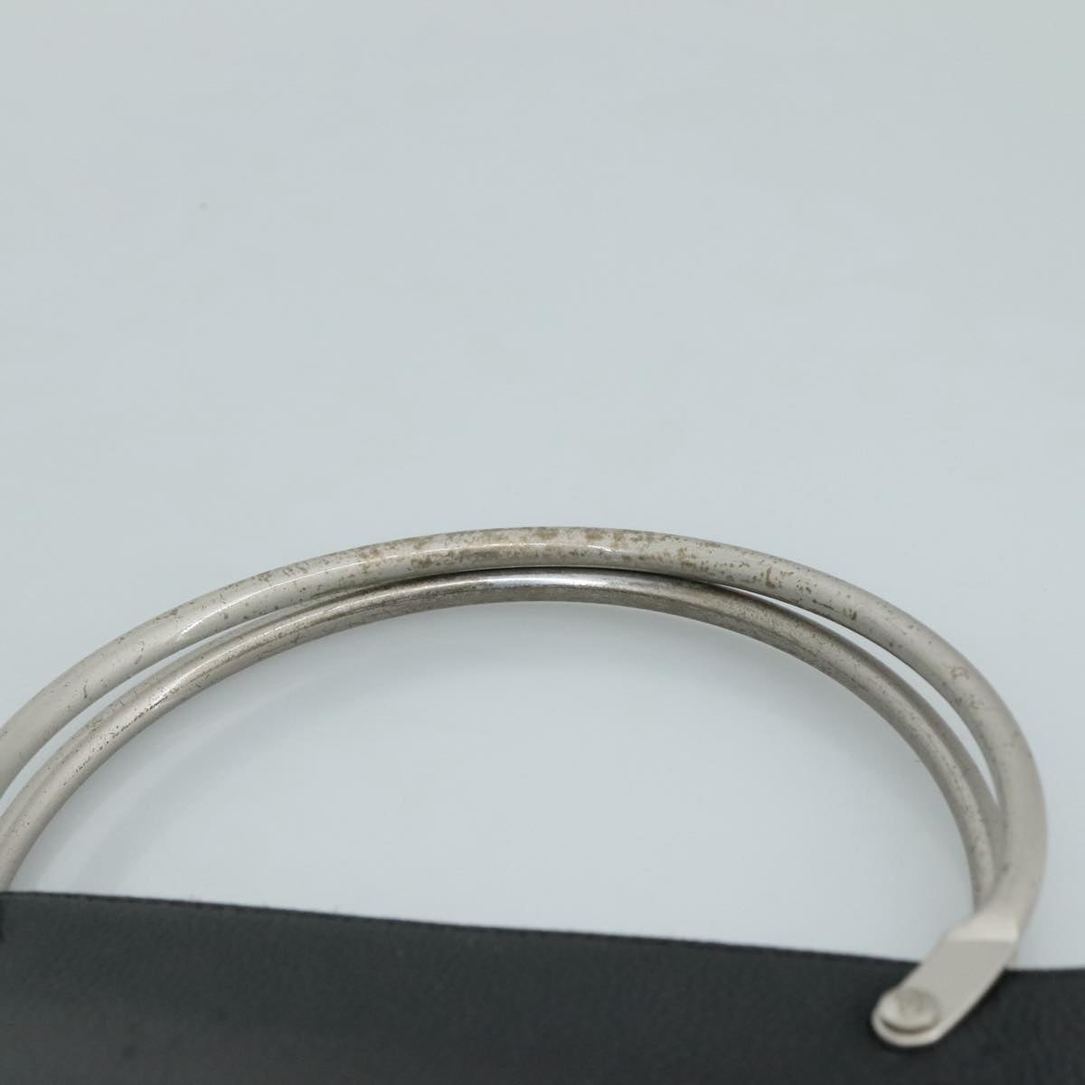 CHANEL Hand Bag Caviar Skin Black CC Auth bs20918