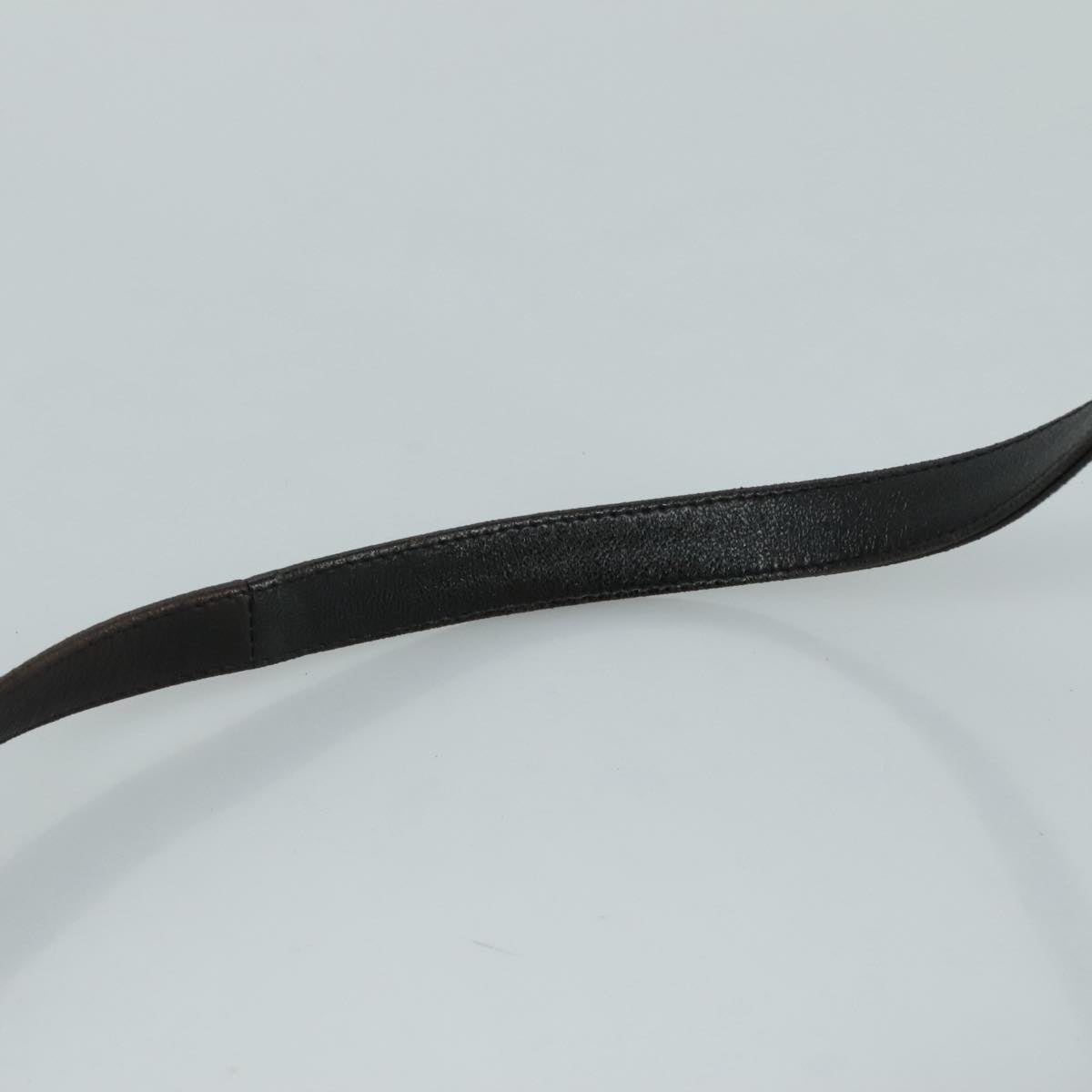 BALLY Hand Bag Leather 2way Black Gold Auth bs20947