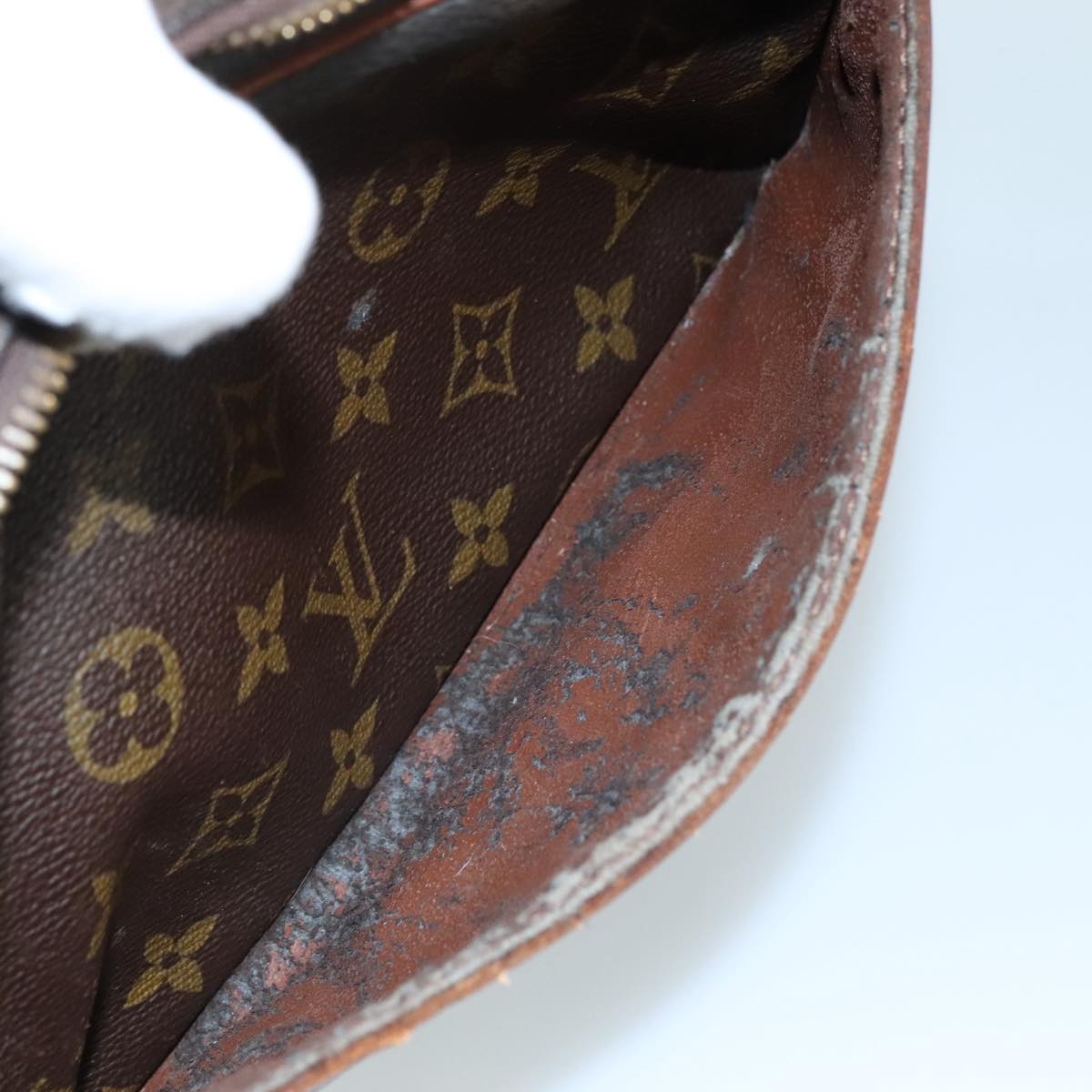 LOUIS VUITTON Monogram Compiegne 23 Clutch Bag M51847 LV Auth bs20963