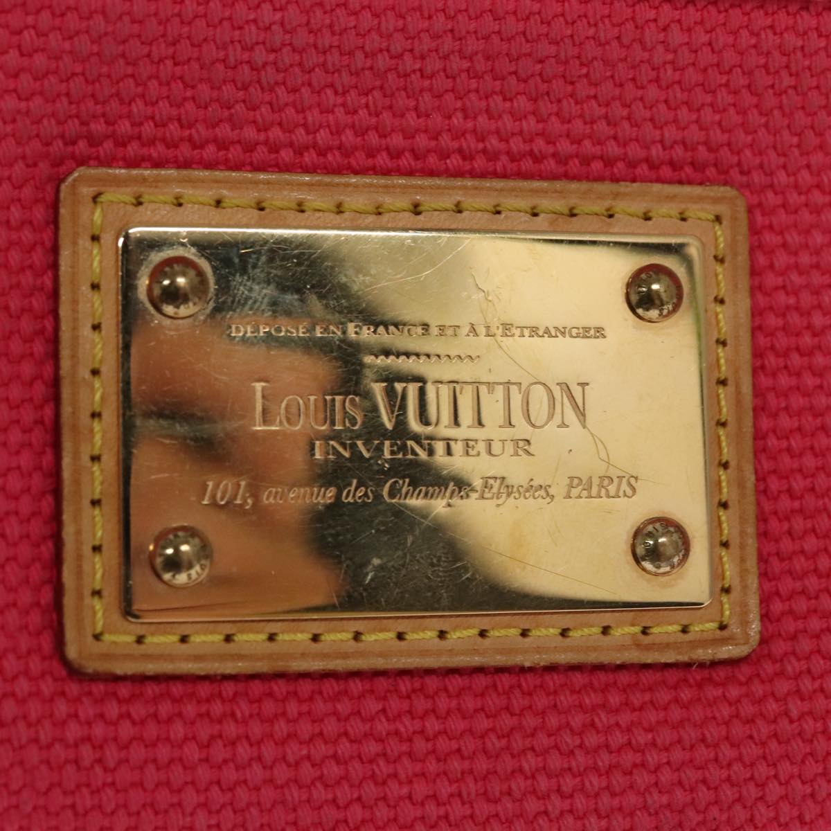 LOUIS VUITTON Antigua Pochette Plat PM Pouch Pink Rose M40068 LV Auth bs20987