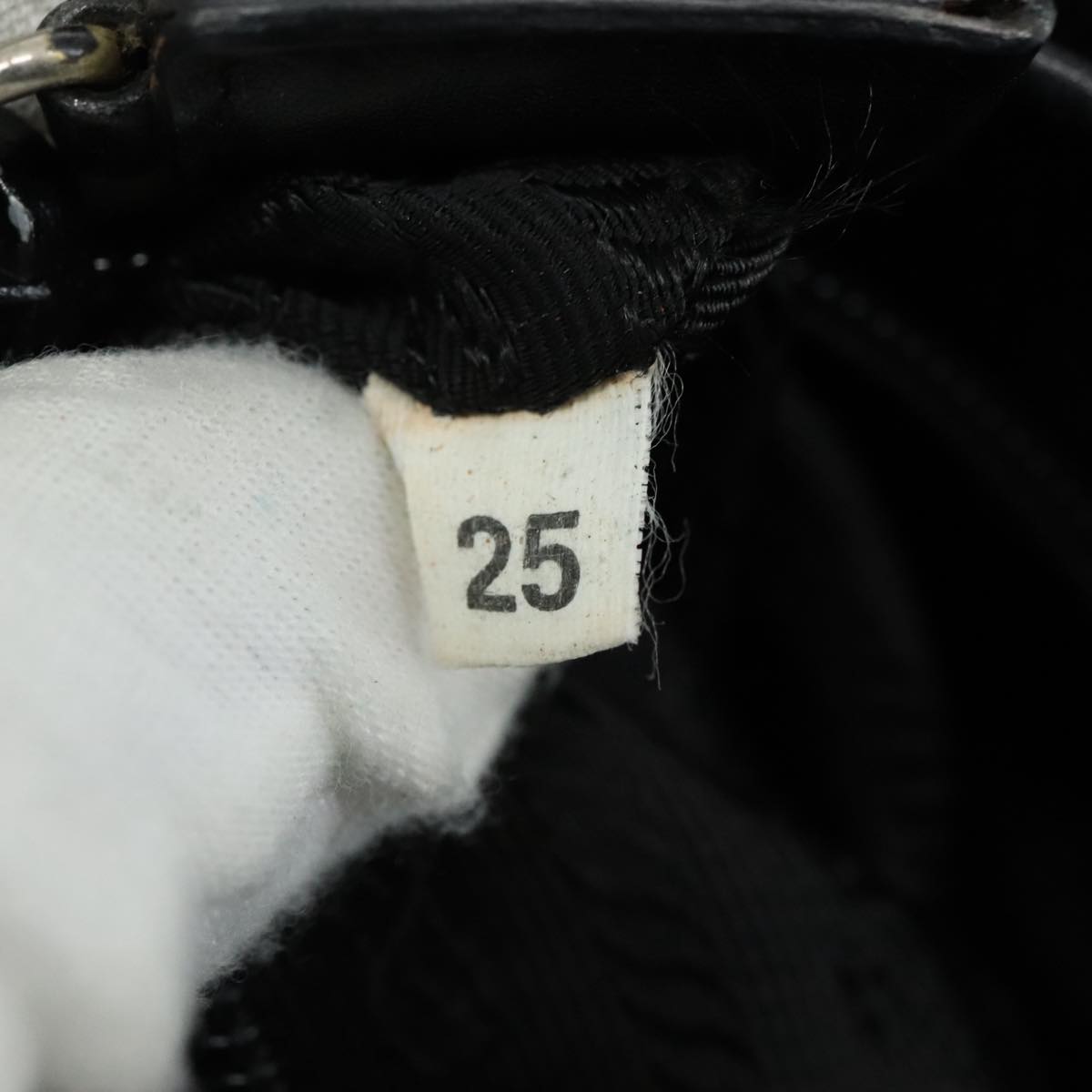 PRADA Hand Bag Nylon Black Auth bs21031