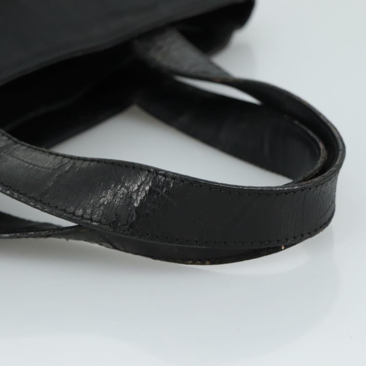 PRADA Hand Bag Nylon Black Auth bs21031