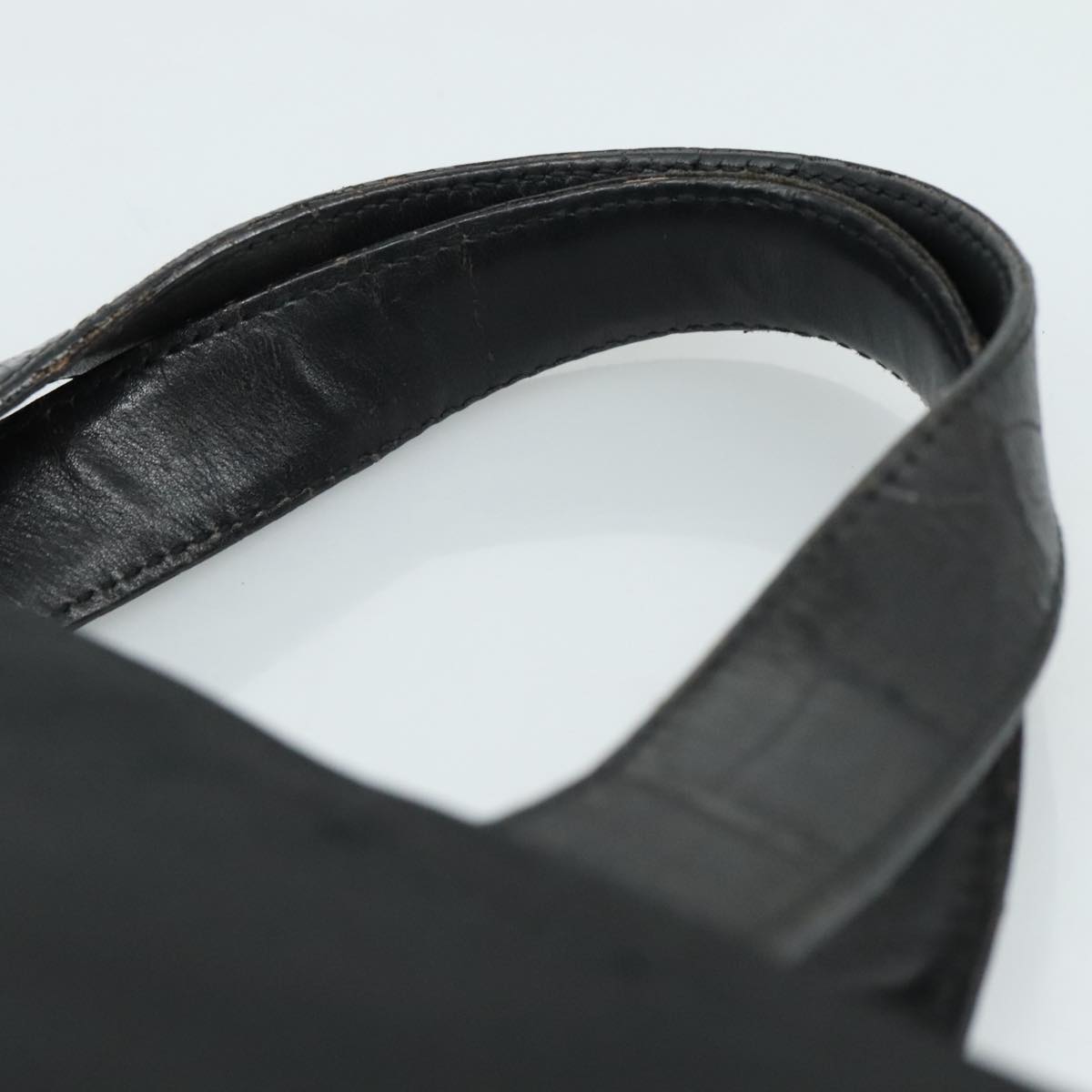 PRADA Hand Bag Nylon Black Auth bs21031