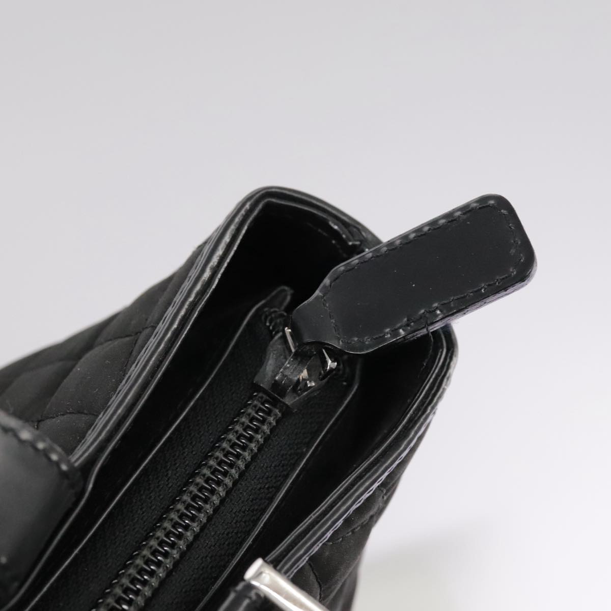 BALLY Tote Bag Nylon Black Auth bs21059