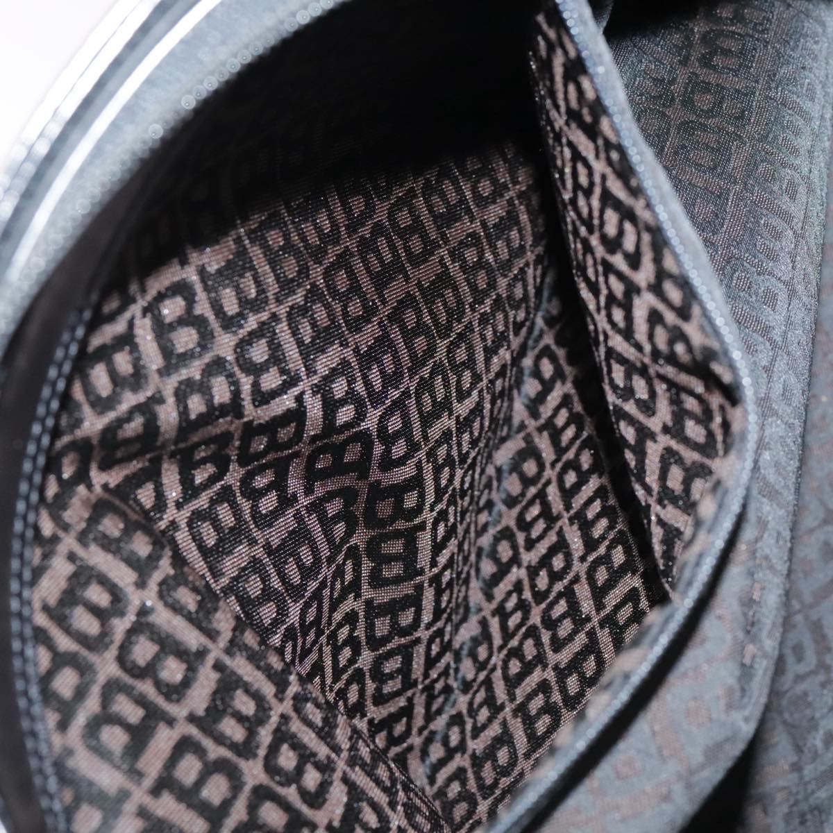 BALLY Tote Bag Nylon Black Auth bs21059