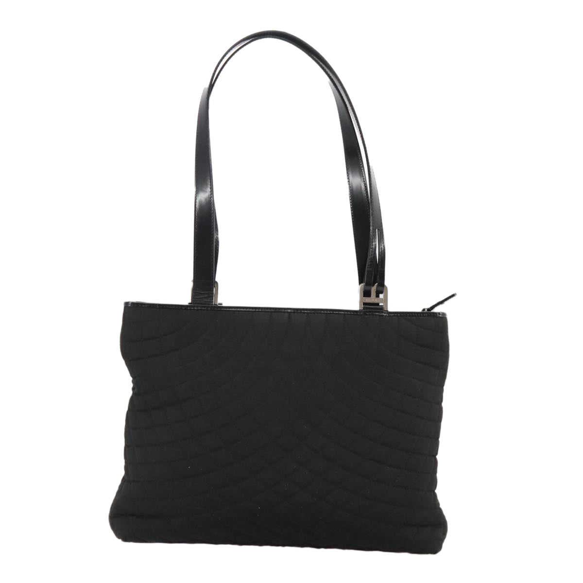 BALLY Tote Bag Nylon Black Auth bs21059