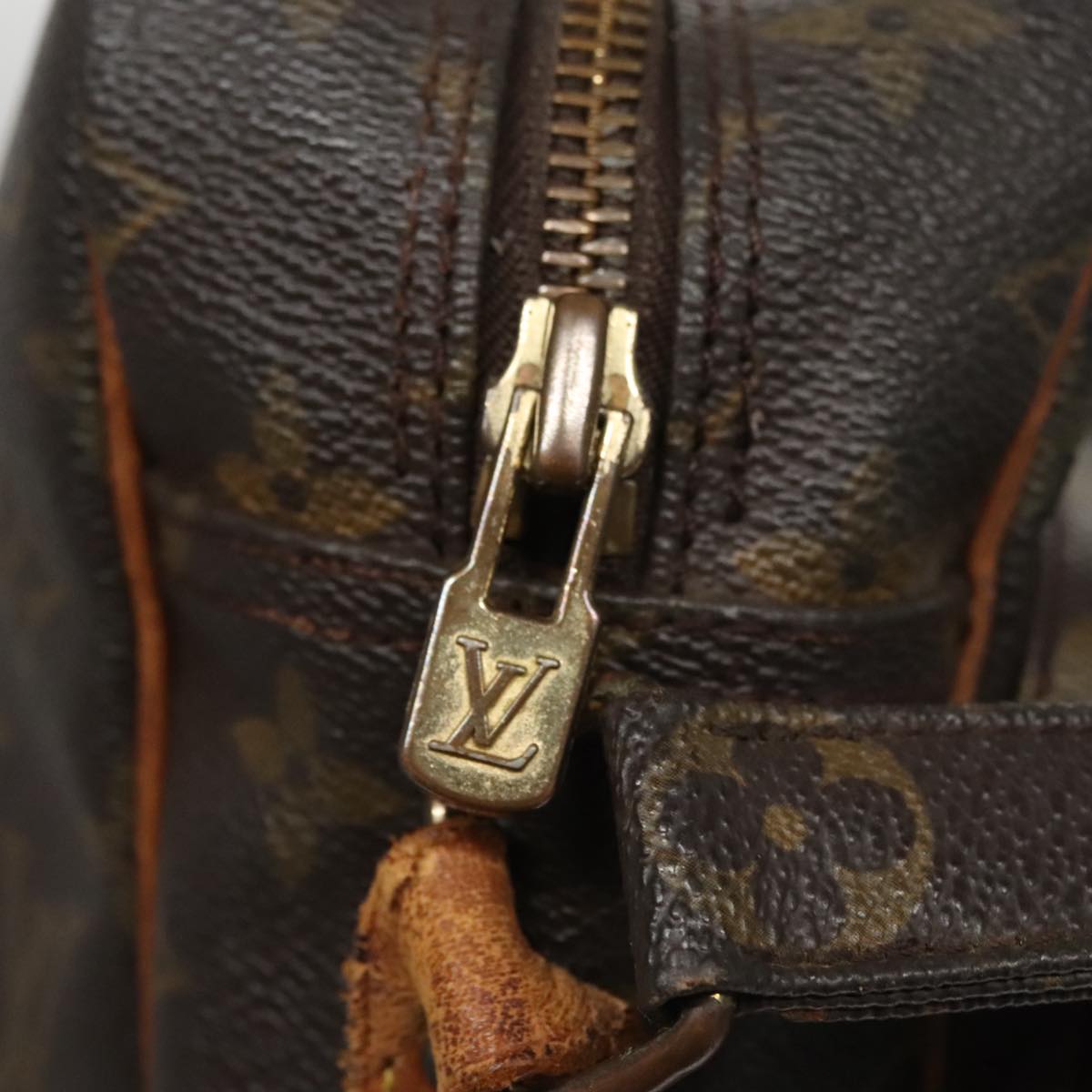 LOUIS VUITTON Monogram Nile Shoulder Bag M45244 LV Auth bs21096