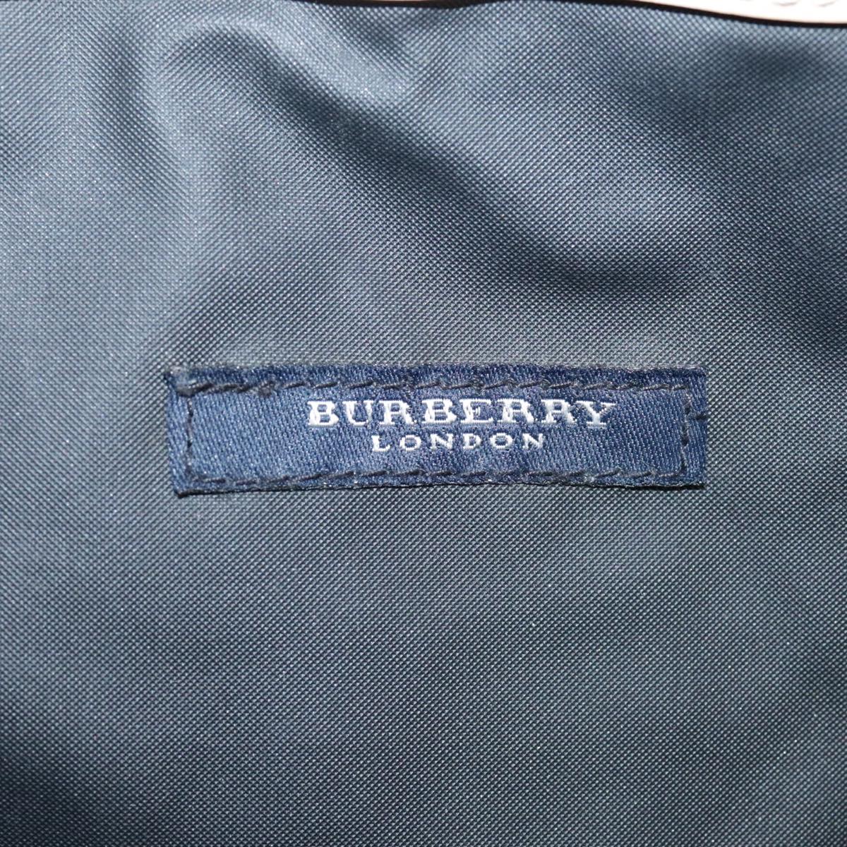 BURBERRY Nova Check Tote Bag Nylon Red Auth bs21181