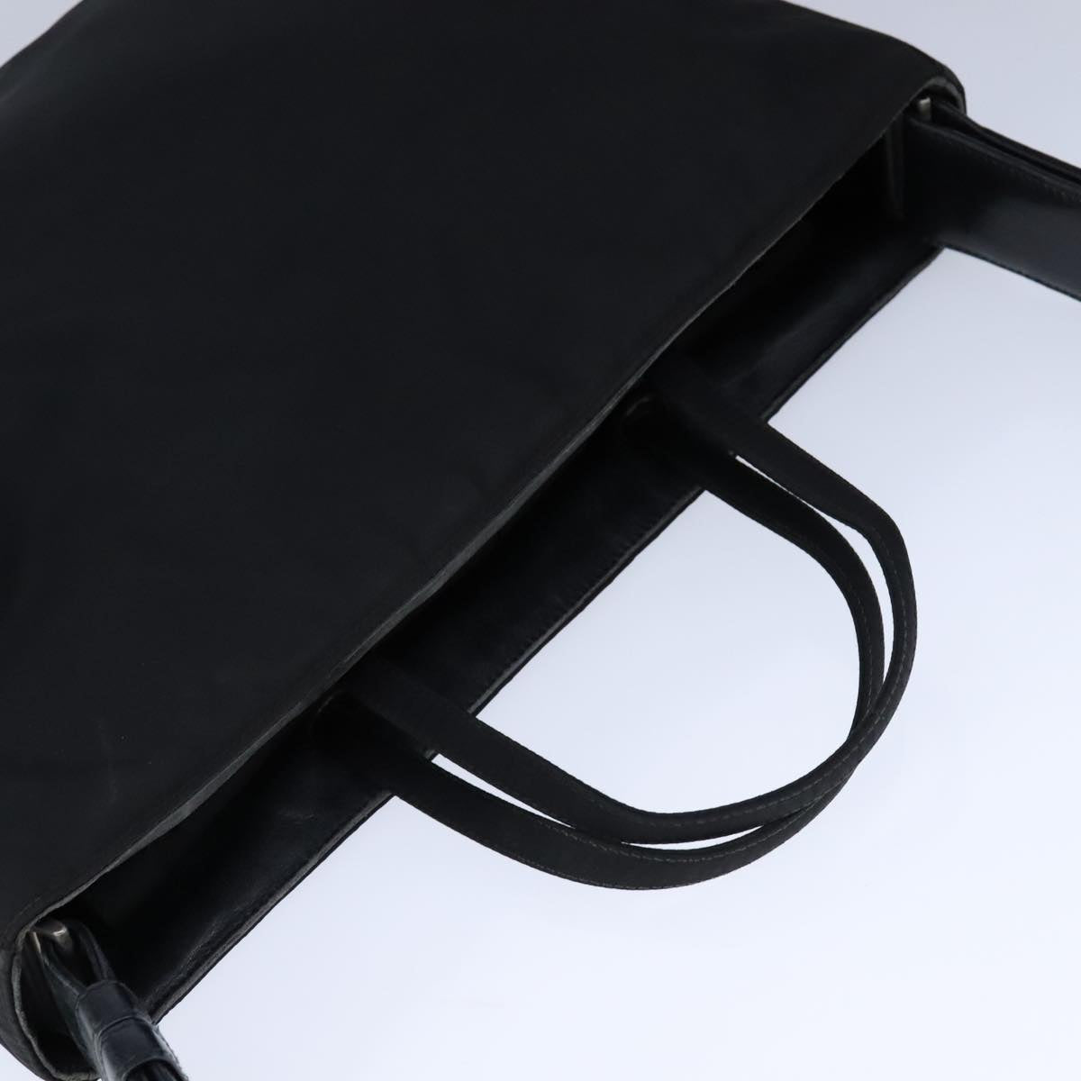 PRADA Hand Bag Nylon 2way Black Auth bs21184