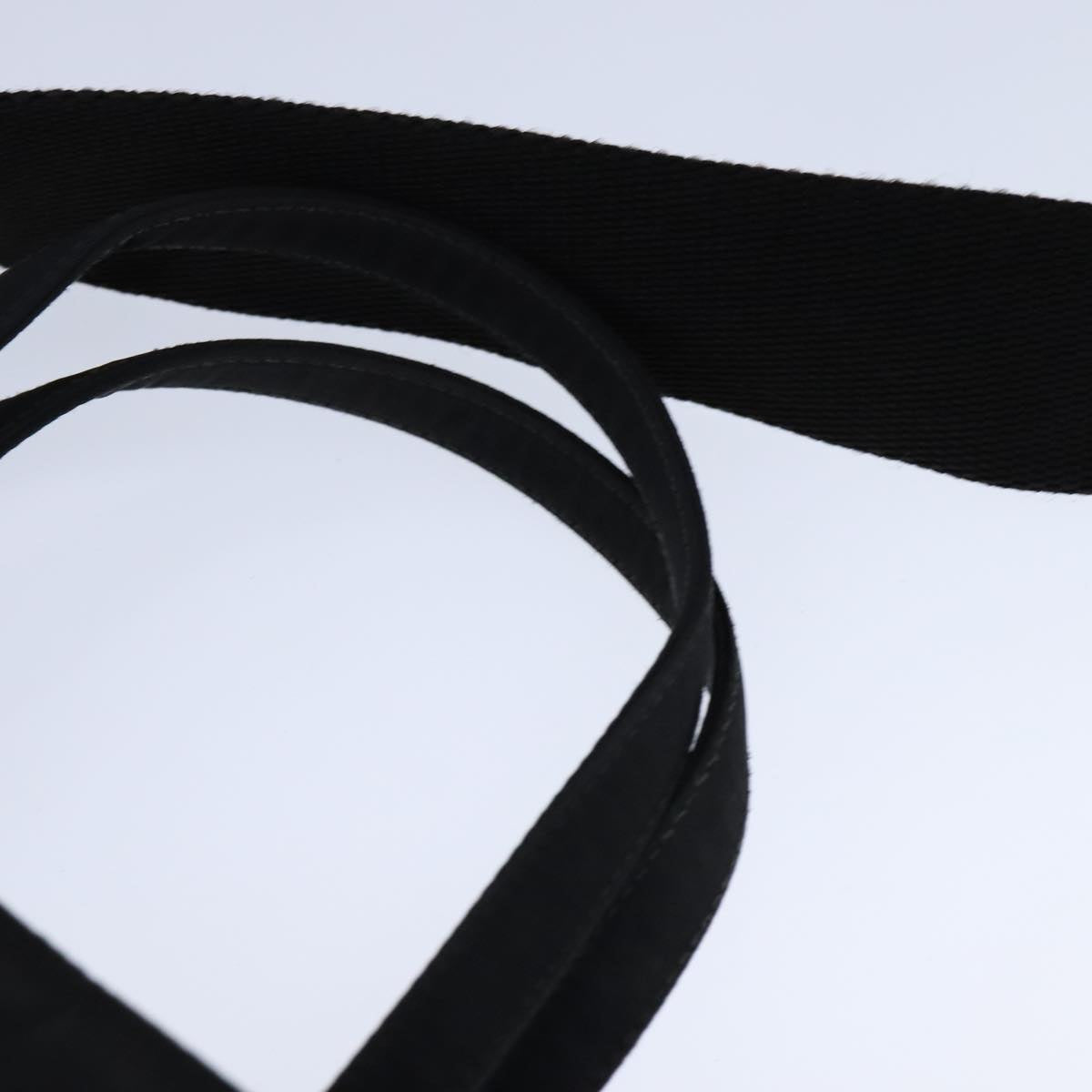 PRADA Hand Bag Nylon 2way Black Auth bs21184