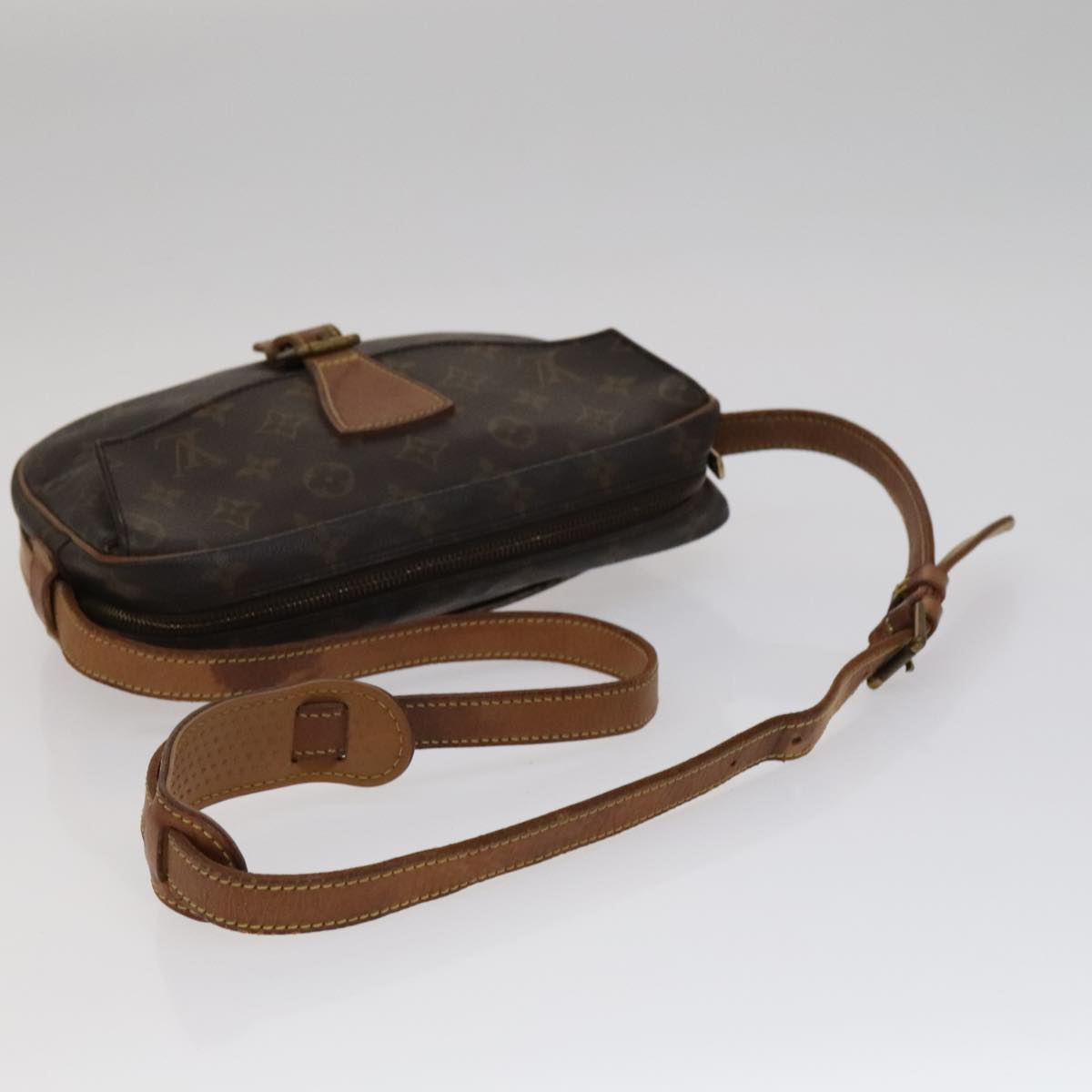 LOUIS VUITTON Monogram Jeune Fille GM Shoulder Bag M51225 LV Auth bs21244