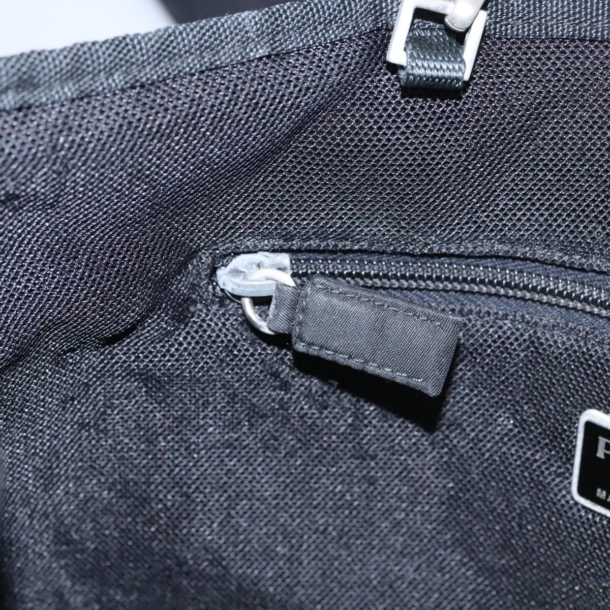 PRADA Tote Bag Nylon Beige Auth bs21295